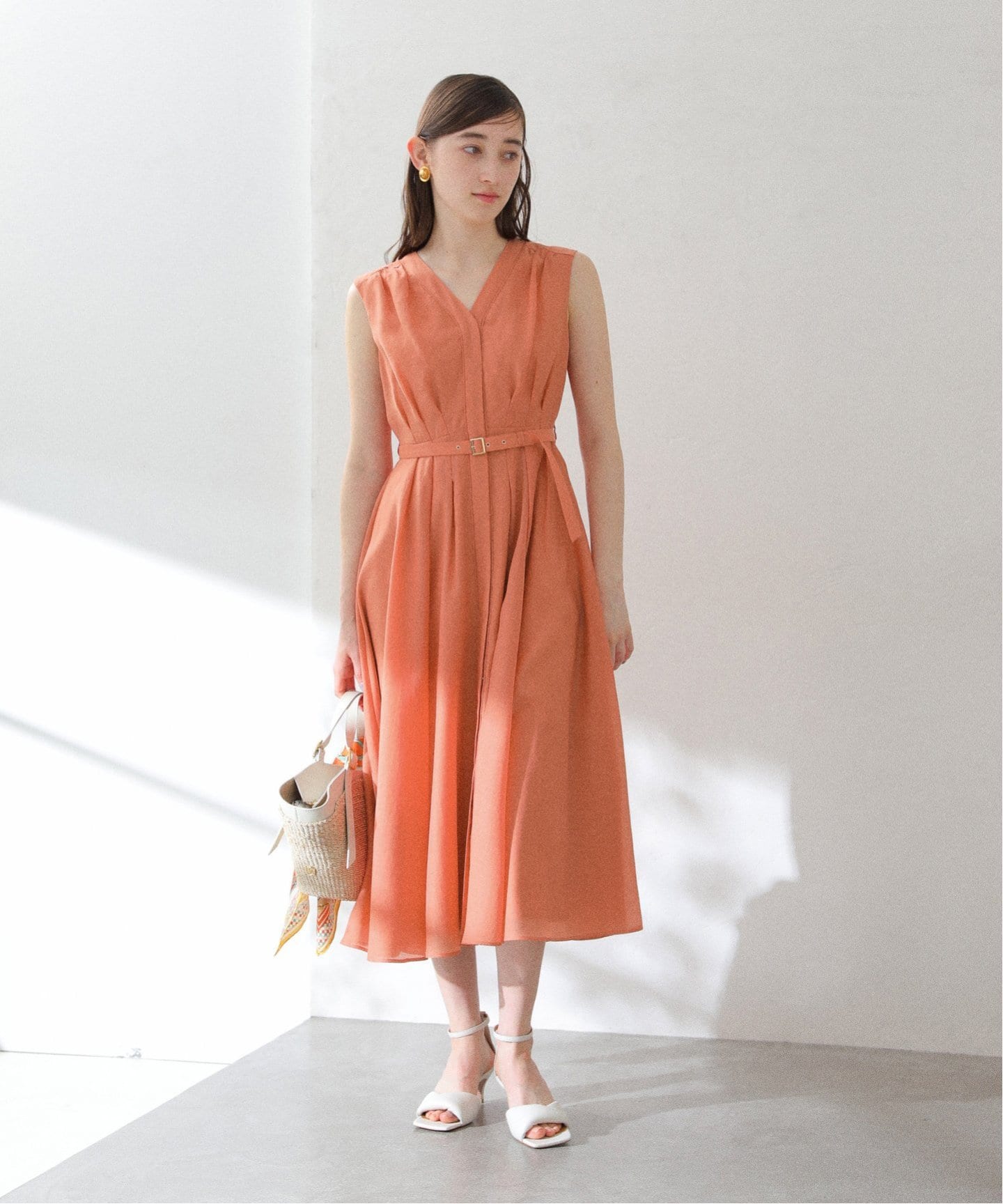 La Totalite ウォッシャブルシャツワンピース 3色 La Totalite ウォッシャブルシャツワンピース 3色 La TOTALITE