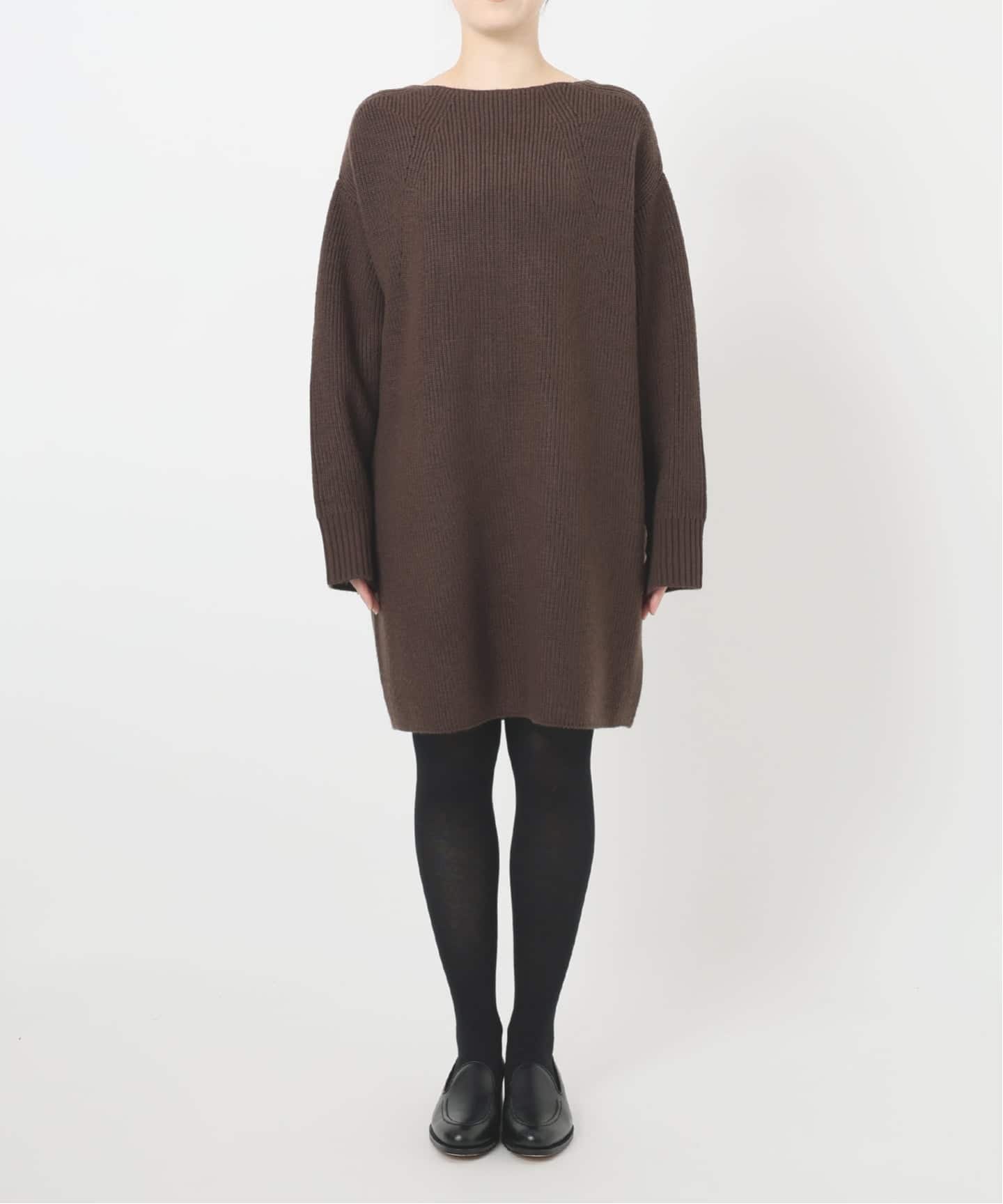 洗える】ファーグローブニットチュニック（チュニック）｜La Totalite