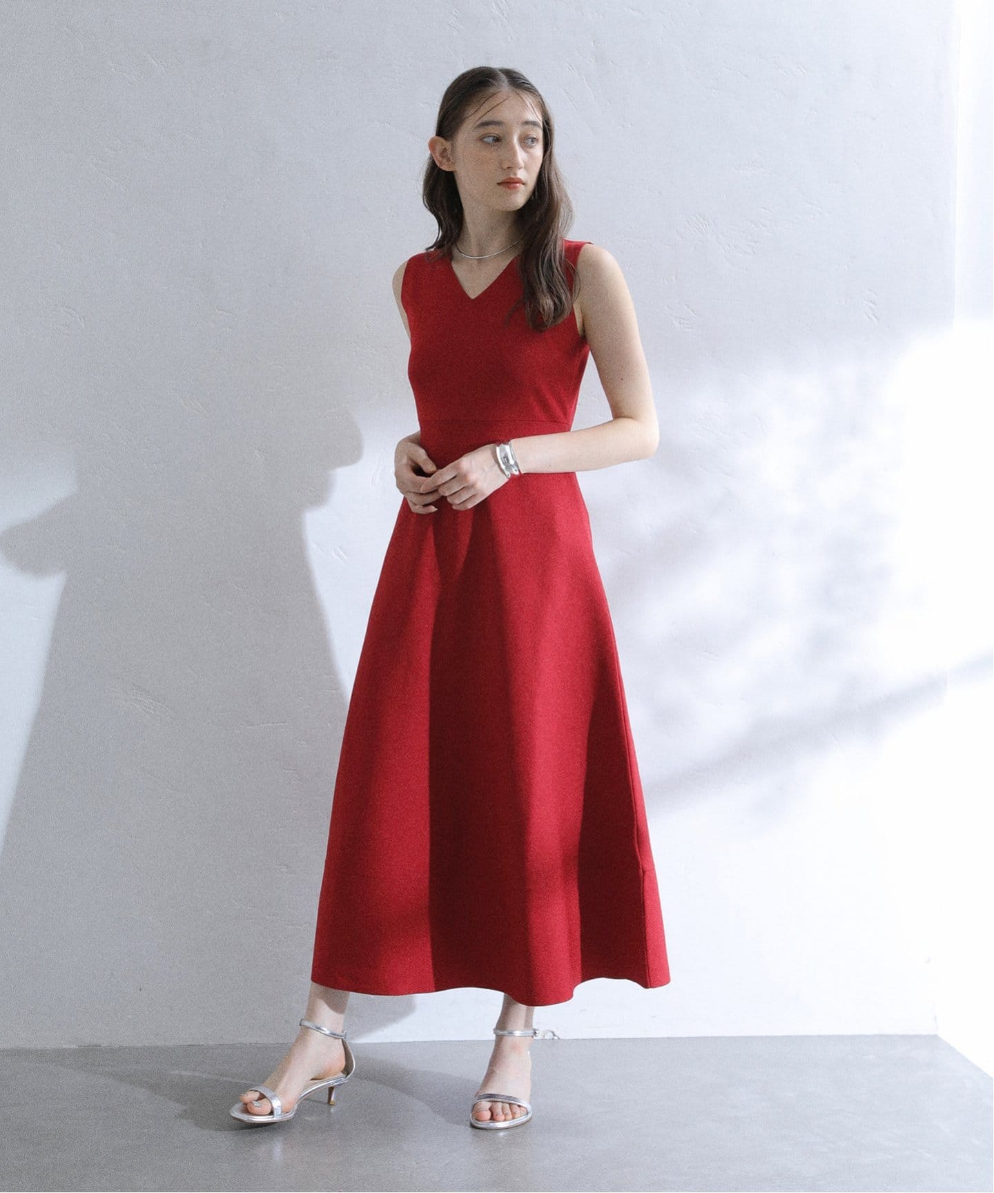 La TOTALITE 配色デシンワンピース 配色カットワンピース（ワンピース）｜La Totalite（ラ