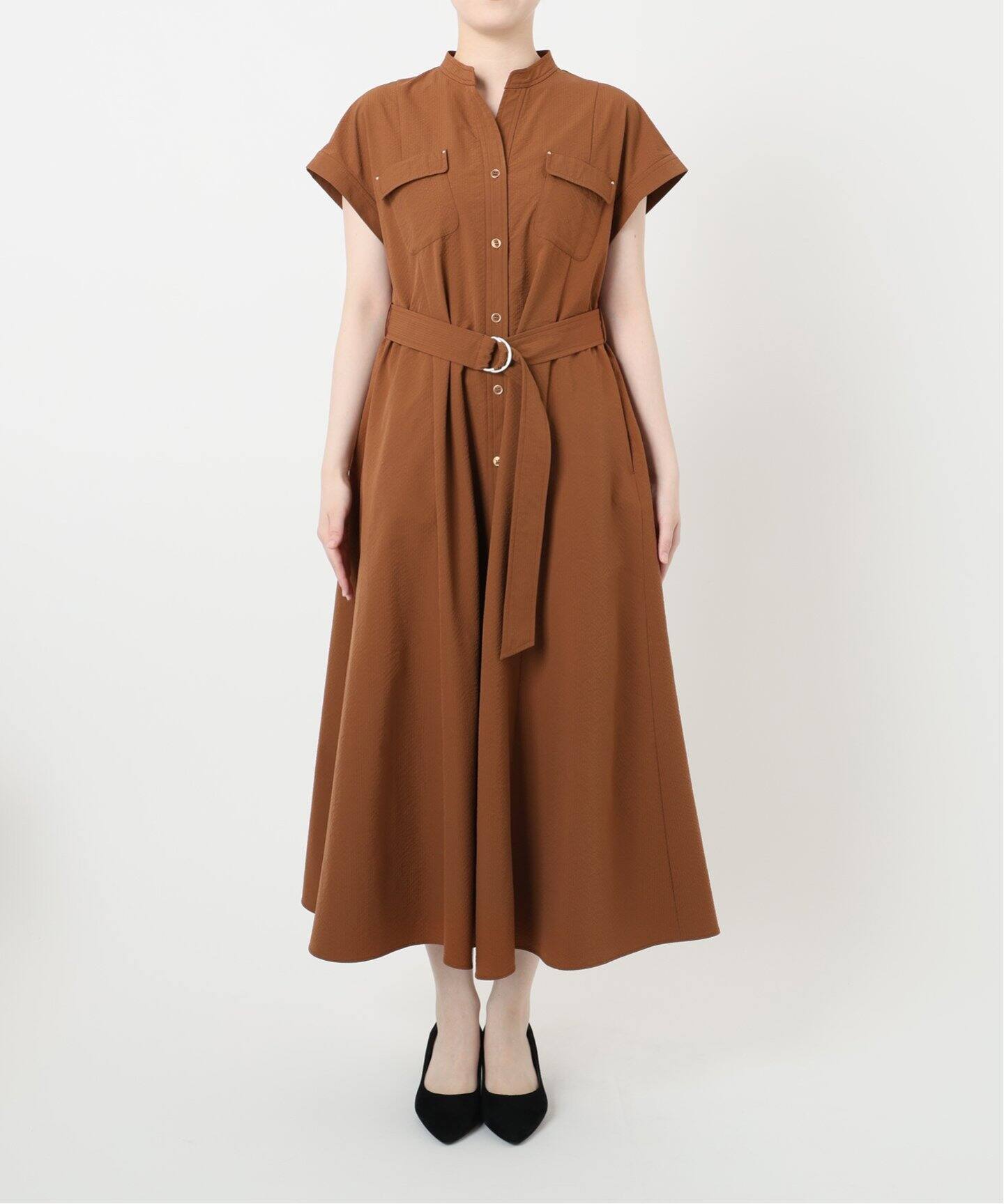La Totalite リネン混シャツワンピース リネン混シャツワンピース | ラ トータリテ(La TOTALITE