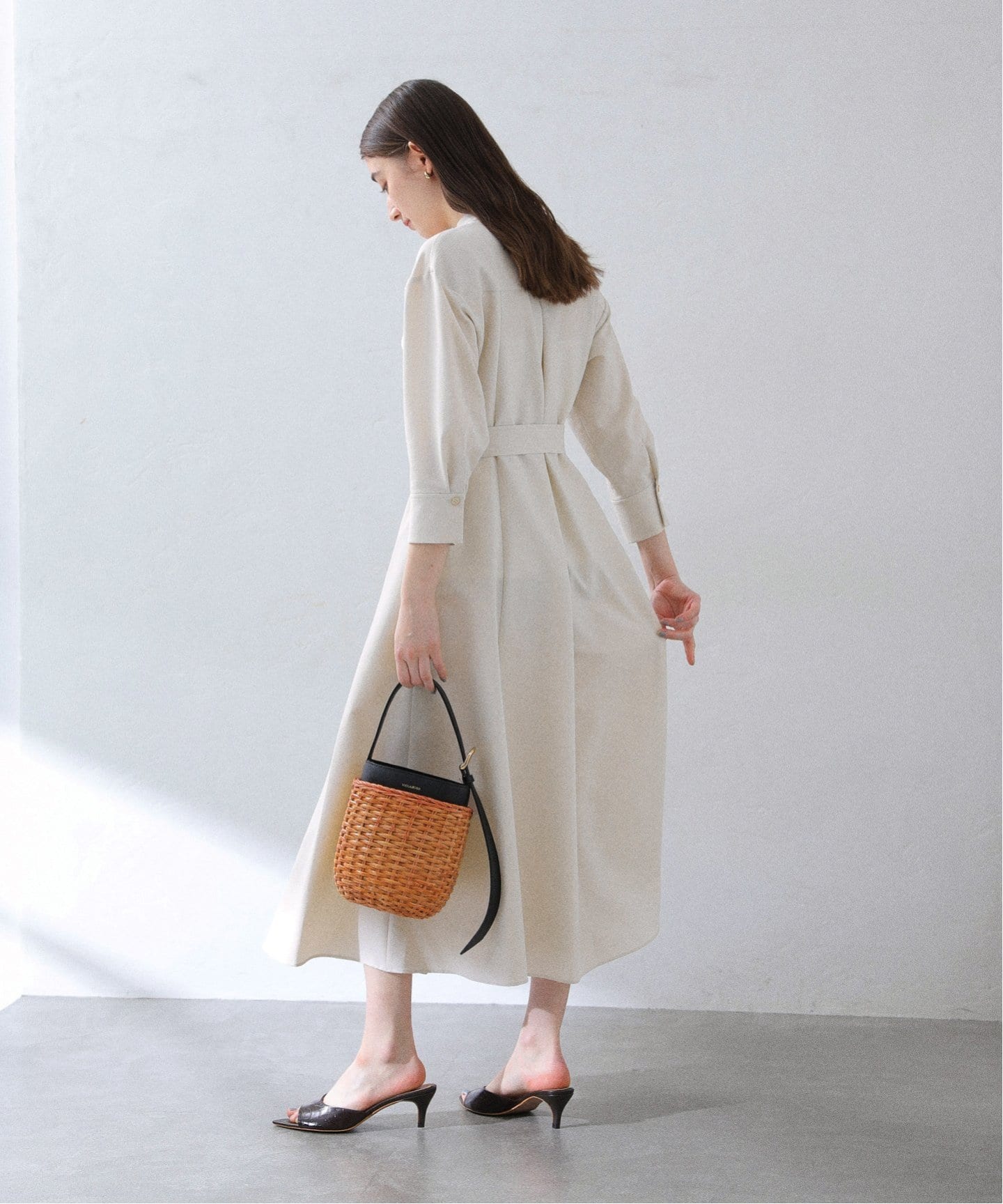 洗える】ポケットシャツワンピース（ワンピース）｜La Totalite（ラ