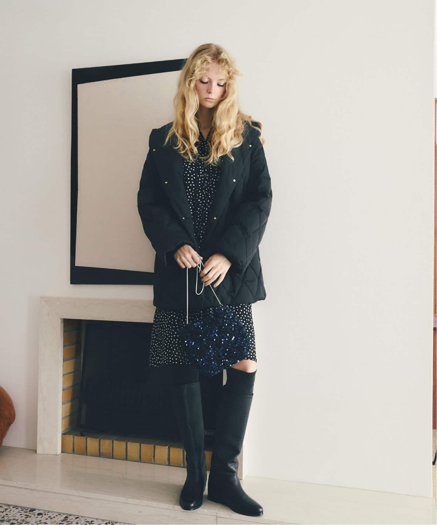 洗える】ドットミニワンピース（ワンピース）｜La Totalite（ラ