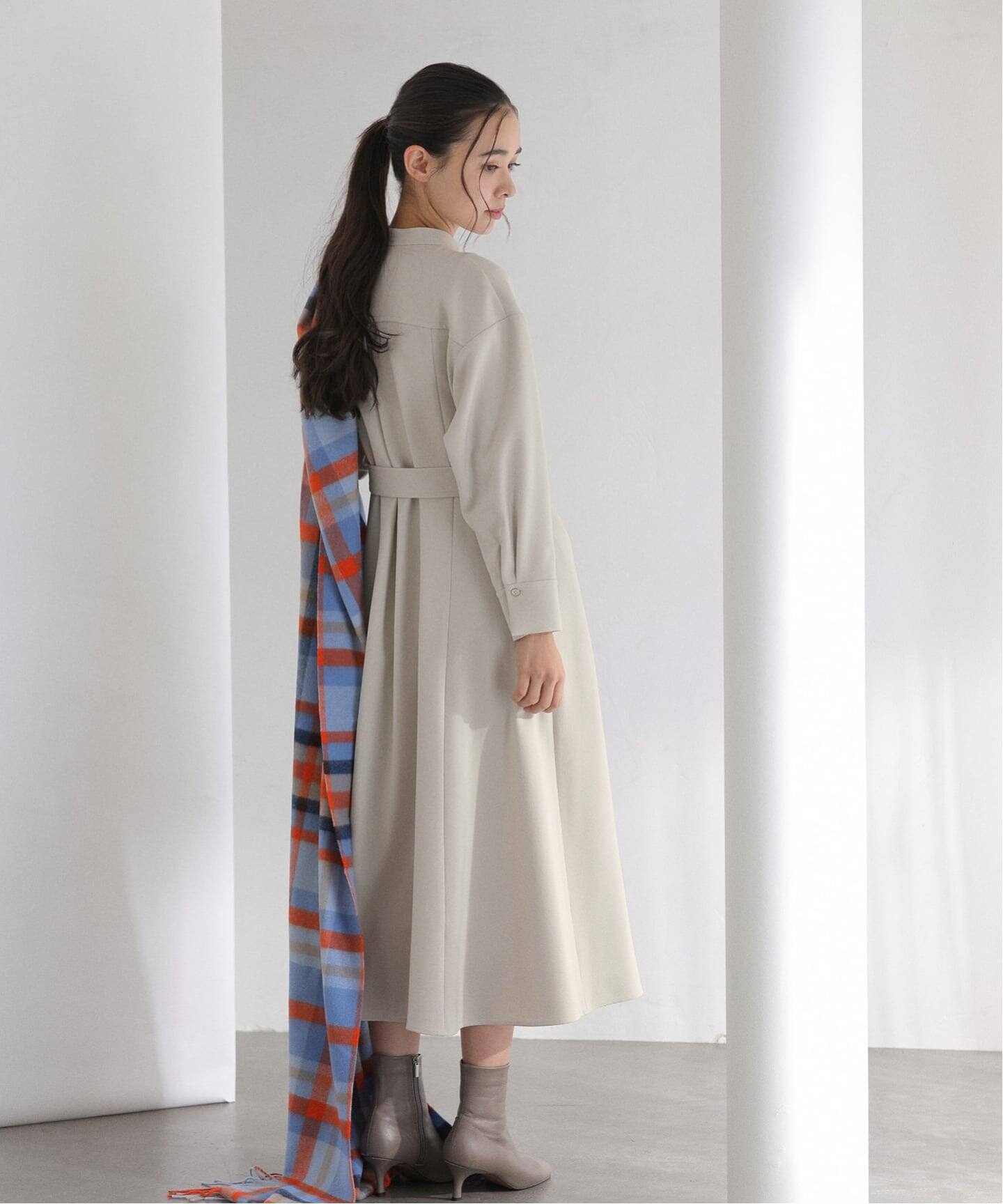 洗える】ツイルポケットシャツワンピース（ワンピース）｜La Totalite