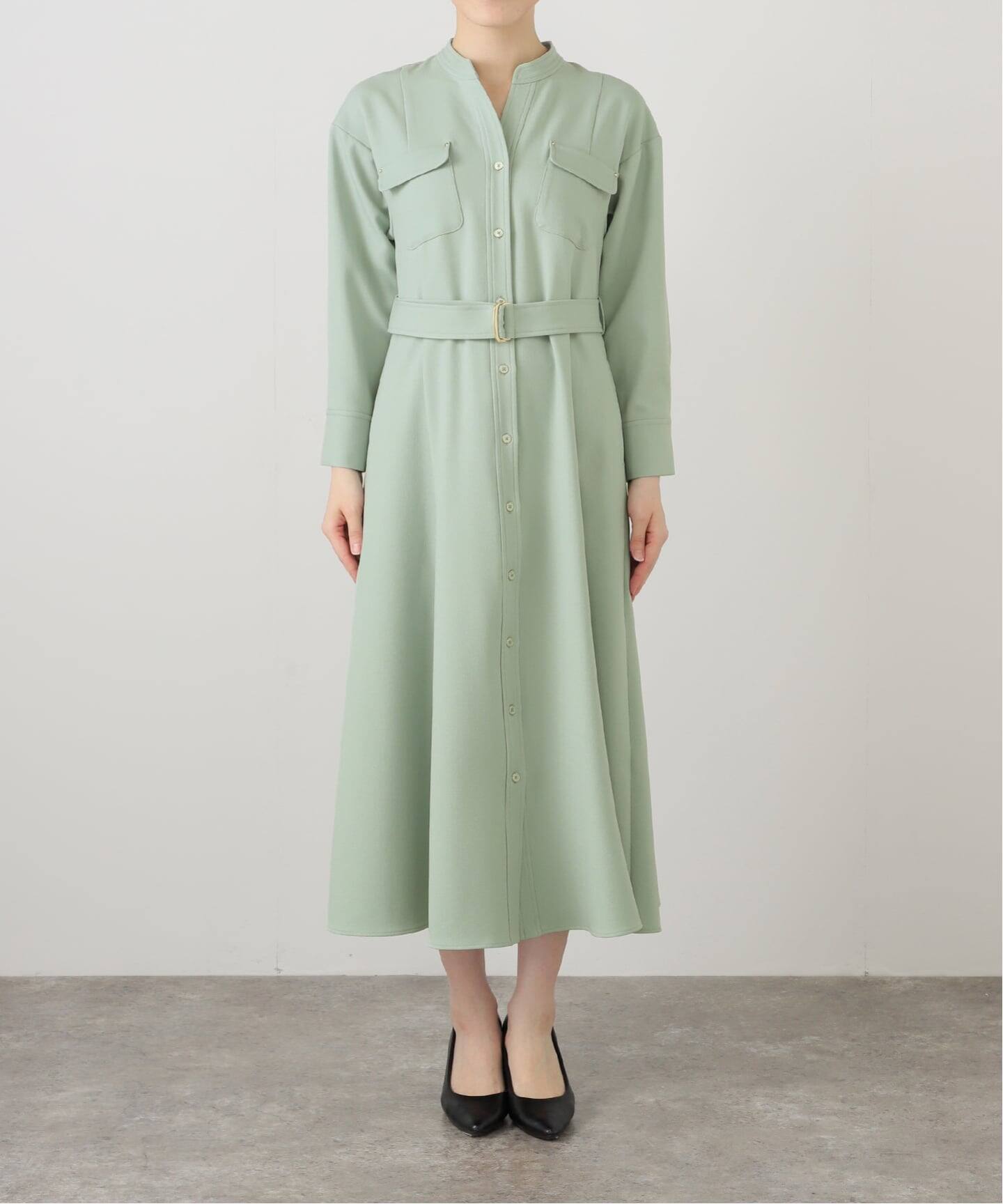 ラ トータリテ（La TOTALITE）/【洗える】ツイルポケットシャツワンピース 洗える】ツイルポケットシャツワンピース（ワンピース）｜La Totalite