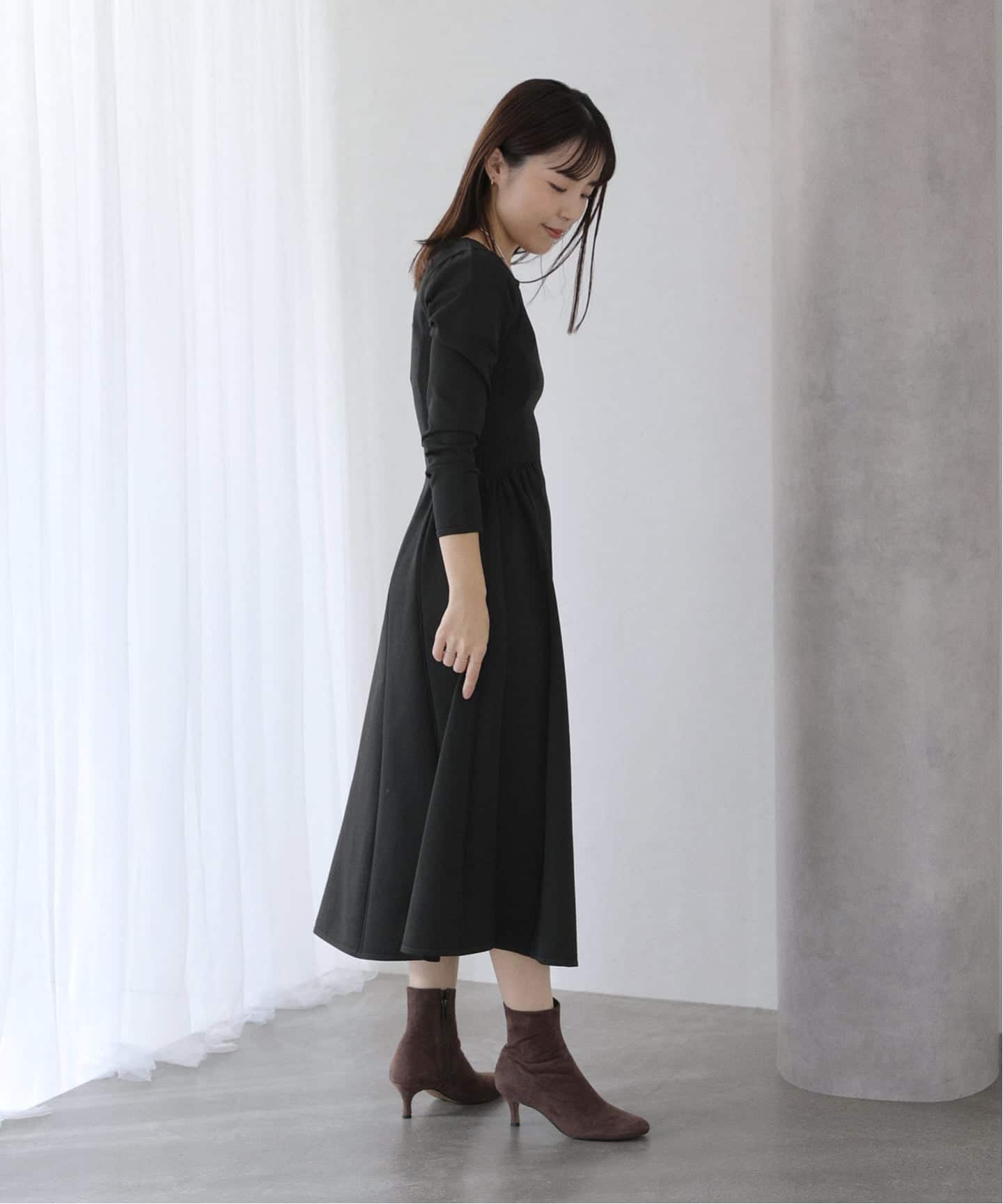 フィットフレアニットワンピース（ワンピース）｜La Totalite（ラ