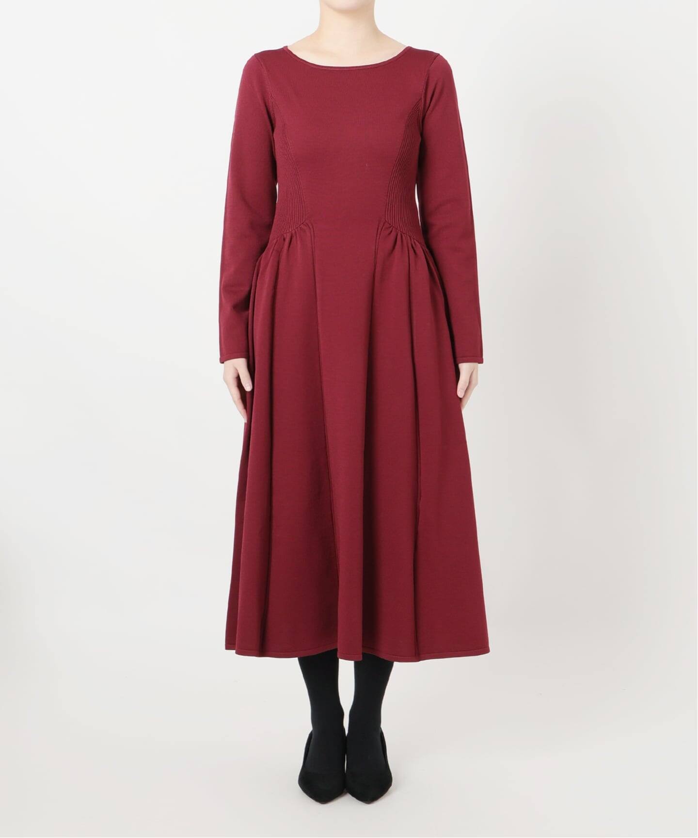 フィットフレアニットワンピース（ワンピース）｜La Totalite（ラ