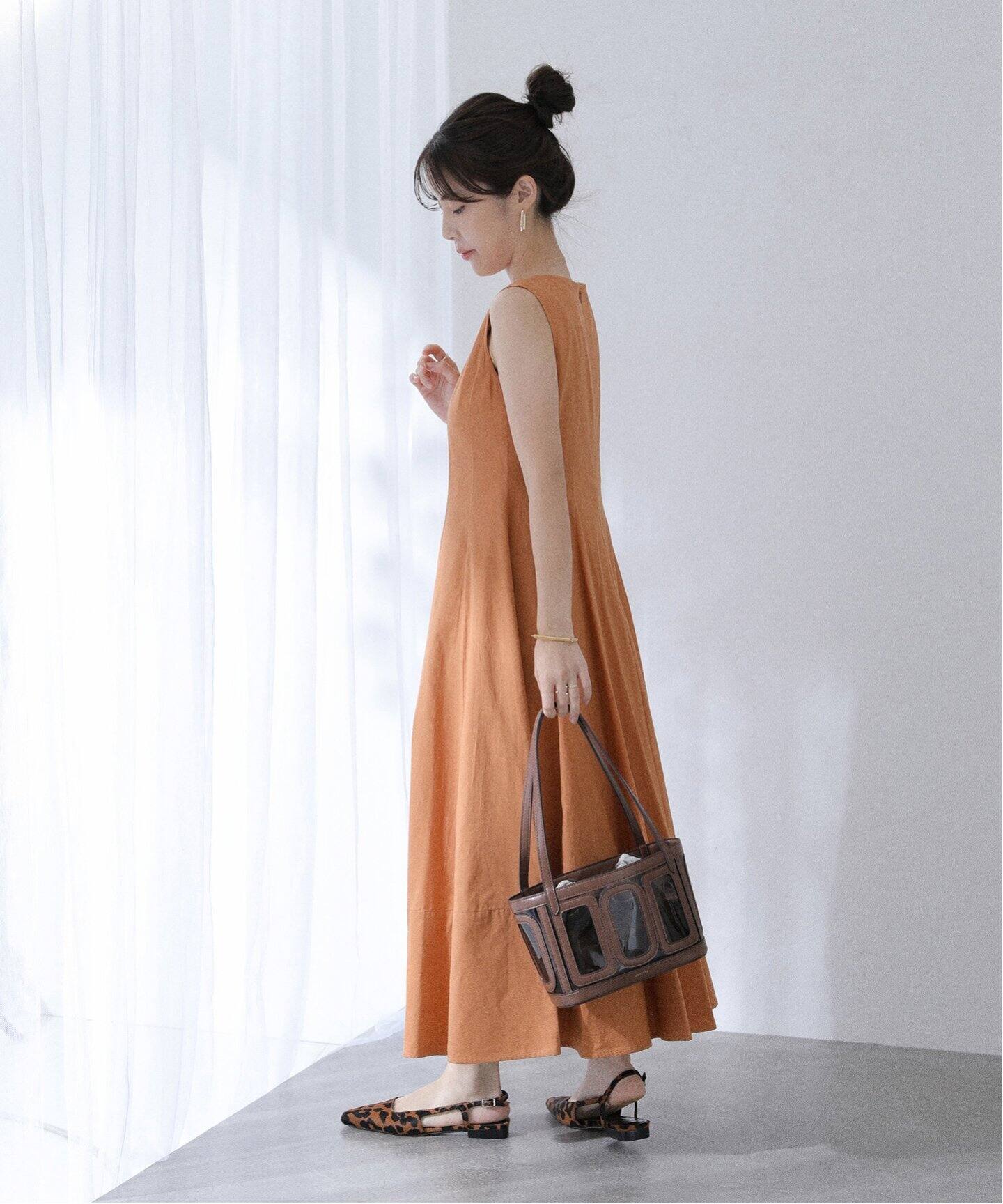 La Totalite ラトータリテ　ワンピース 洗える】タックスリットワンピース（ワンピース）｜La Totalite