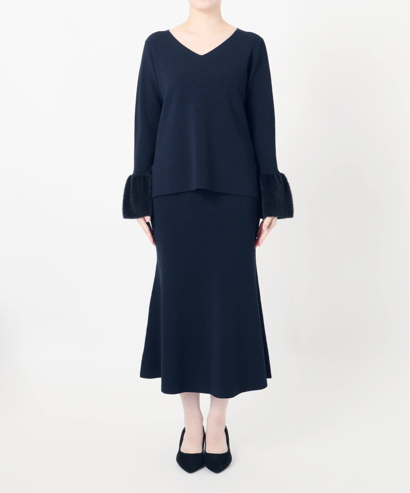 洗える】セットアップニット（ワンピース）｜La Totalite（ラ