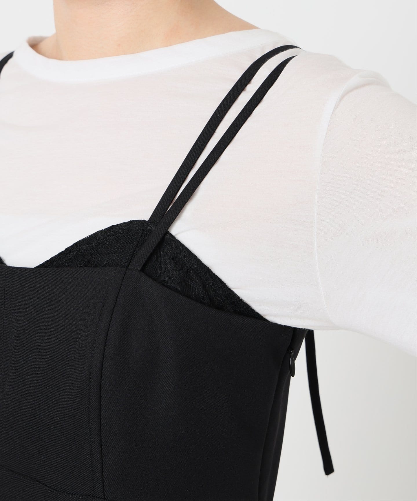 【＠】ストレッチオールインワン コウベレタス KOBE LETTUCE [ ストレッチ×ノーアイロン ] 細見え