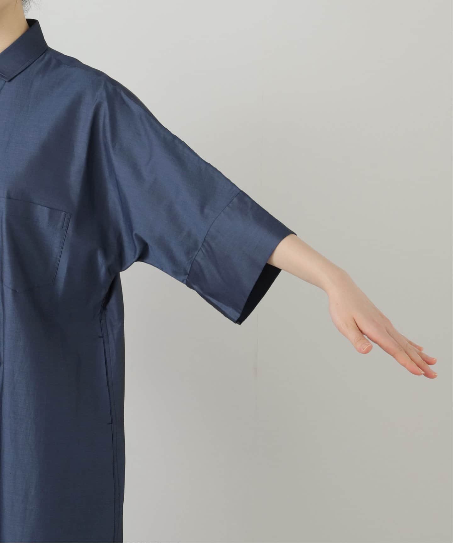洗える】TICCA/ティッカ テント半袖シャツワンピース（ワンピース