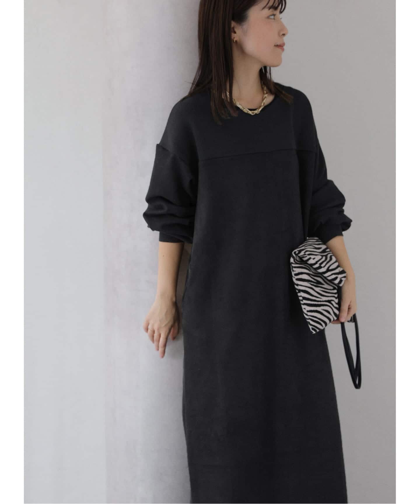 洗える】2WAYスエードワンピース（ワンピース）｜La Totalite（ラ