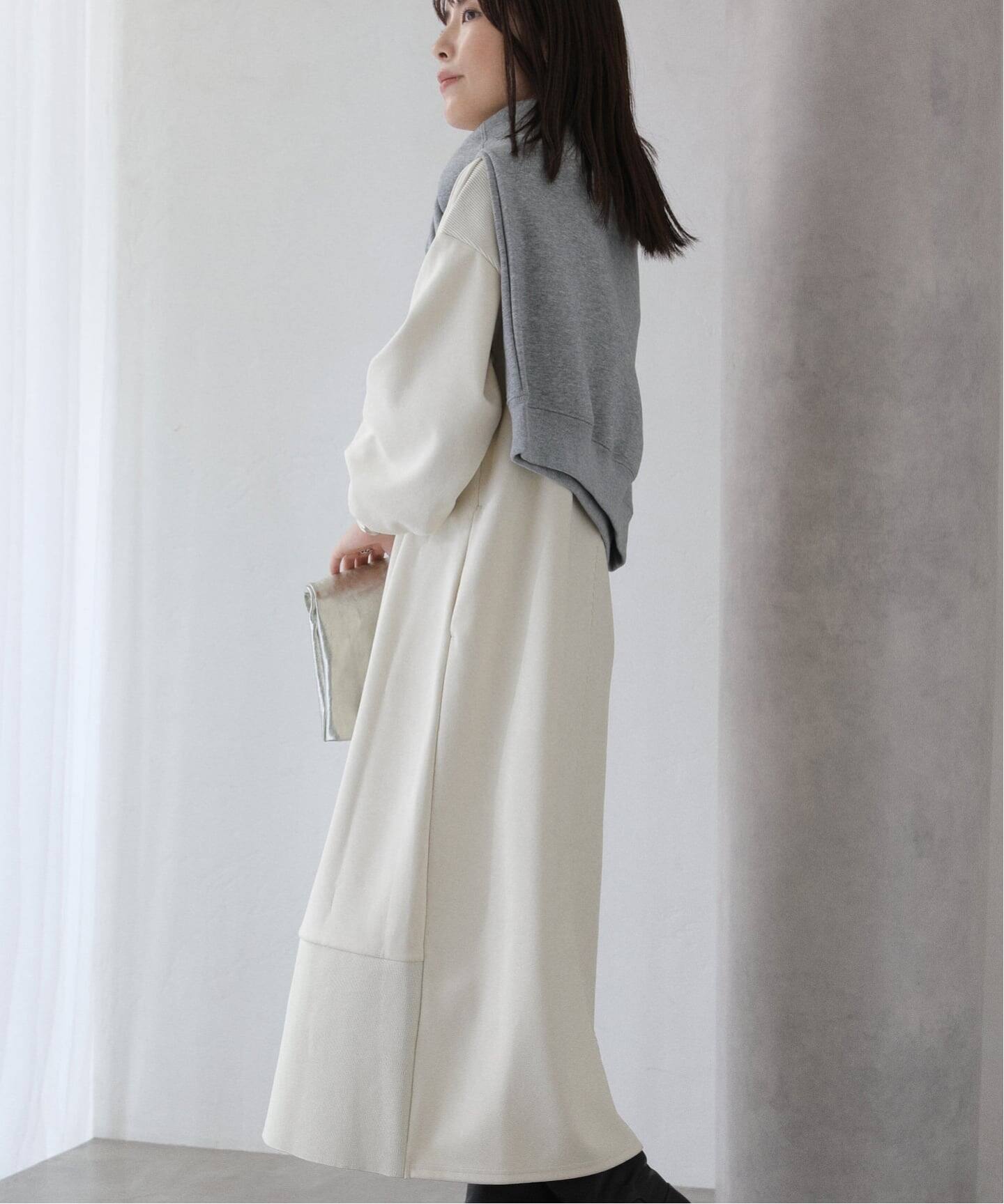 洗える】2WAYスエードワンピース（ワンピース）｜La Totalite（ラ