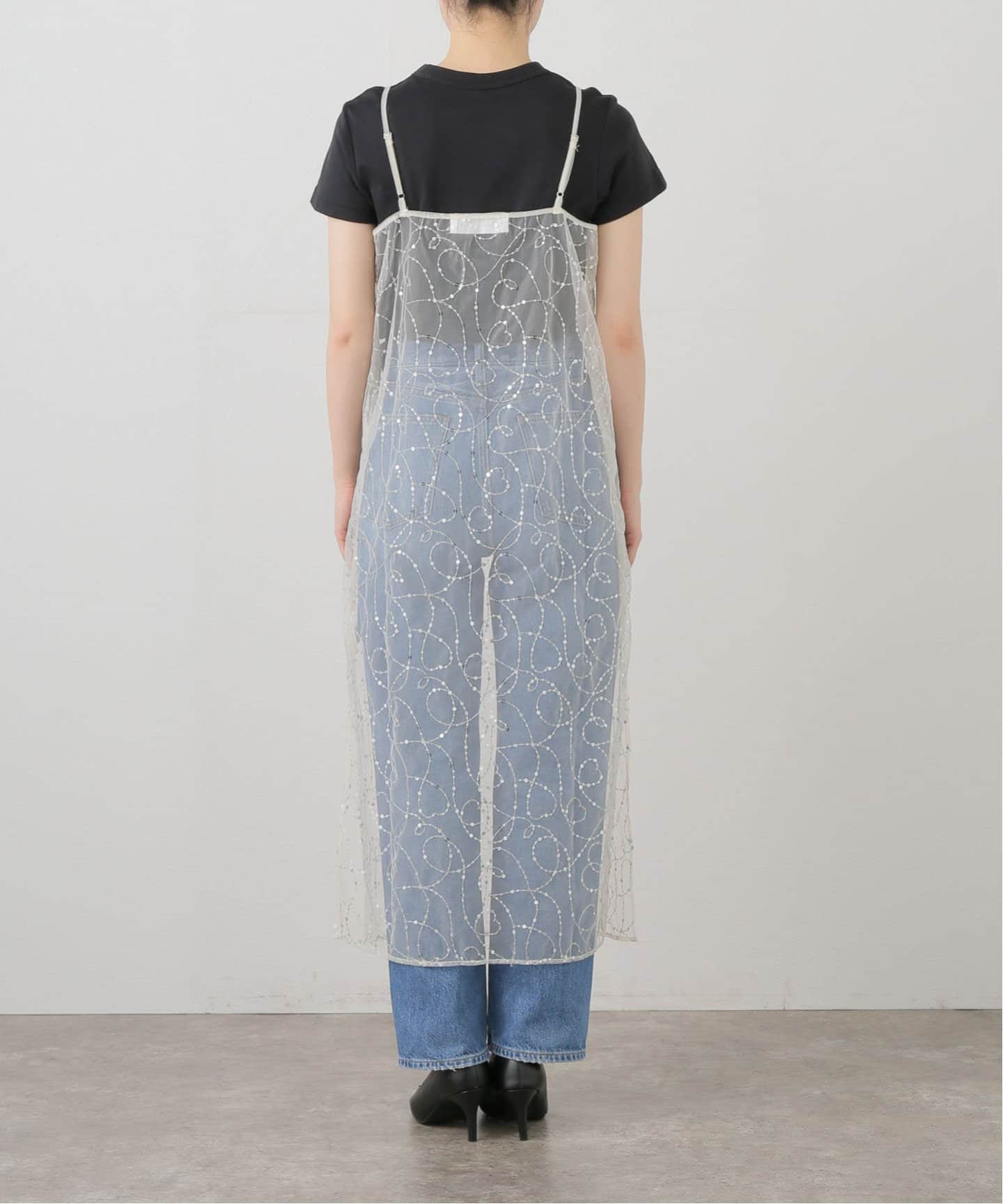 サラマリカ ワンピース　L Sara mallika】COTTON LUREX