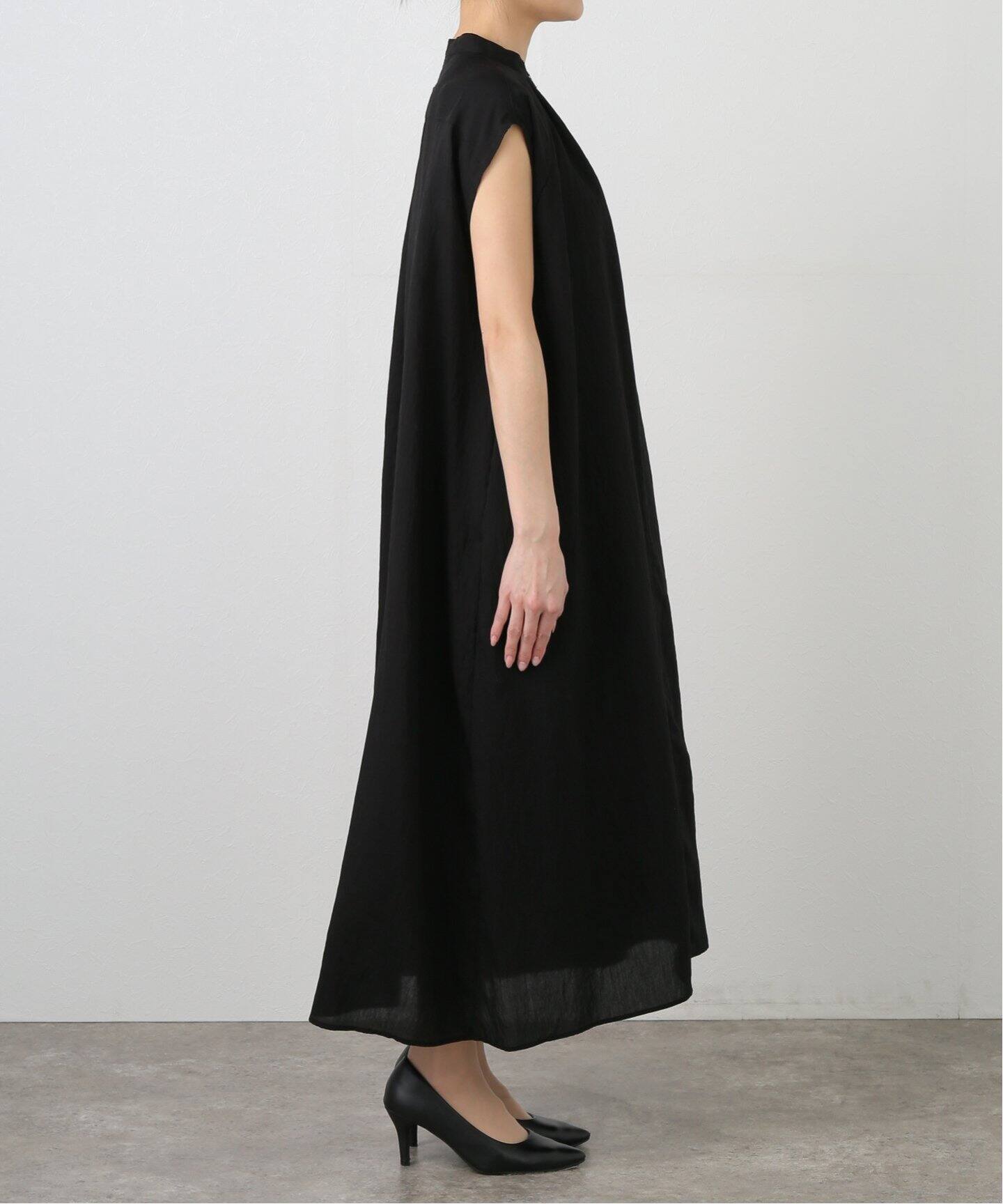 洗える】TICCA/ティッカ フレンチスリーブマキシドレス（ワンピース  