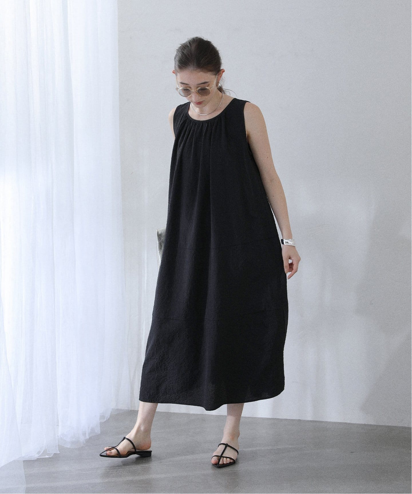 美品La TOTALITE ラトータリテ　リバティ アンジェリカガーラワンピース 美品La TOTALITE ラトータリテ リバティ アンジェリカガーラ