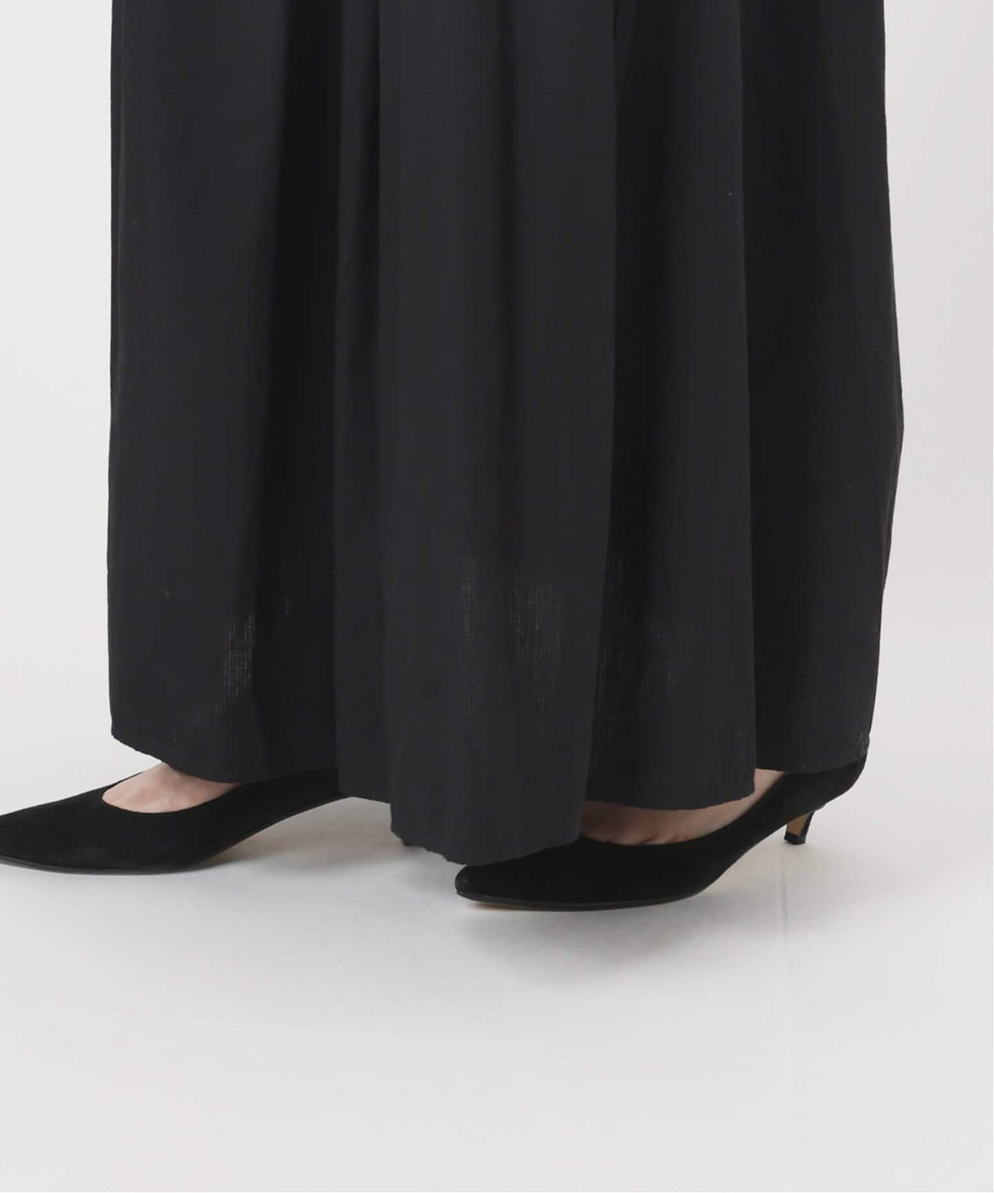 洗える】ne Quittez pas/ヌキテパ COTTON DOBBY DRESS