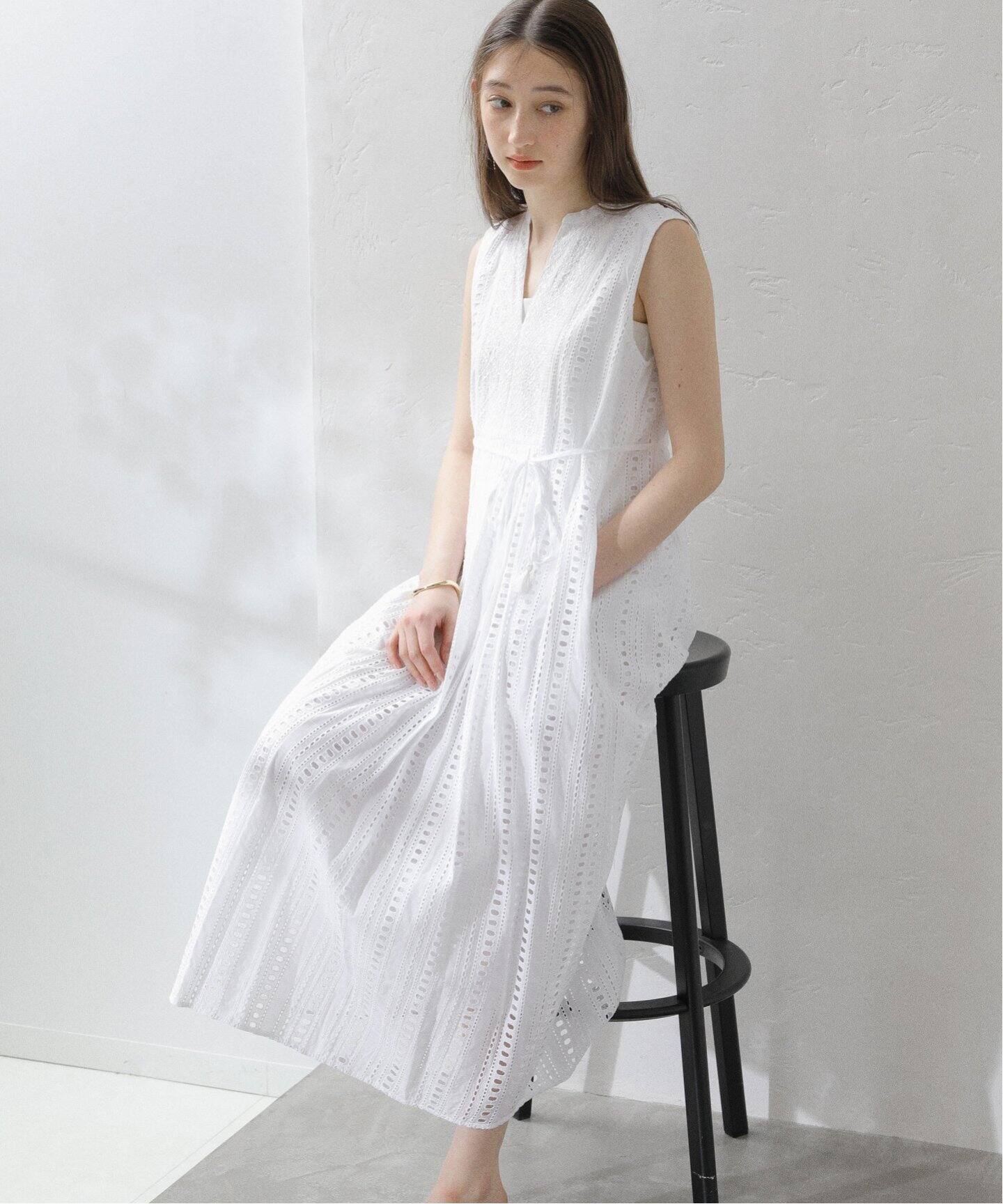 洗える】ne Quittez pas/ヌキテパ CUTWORK EMBROIDERY DRESS 