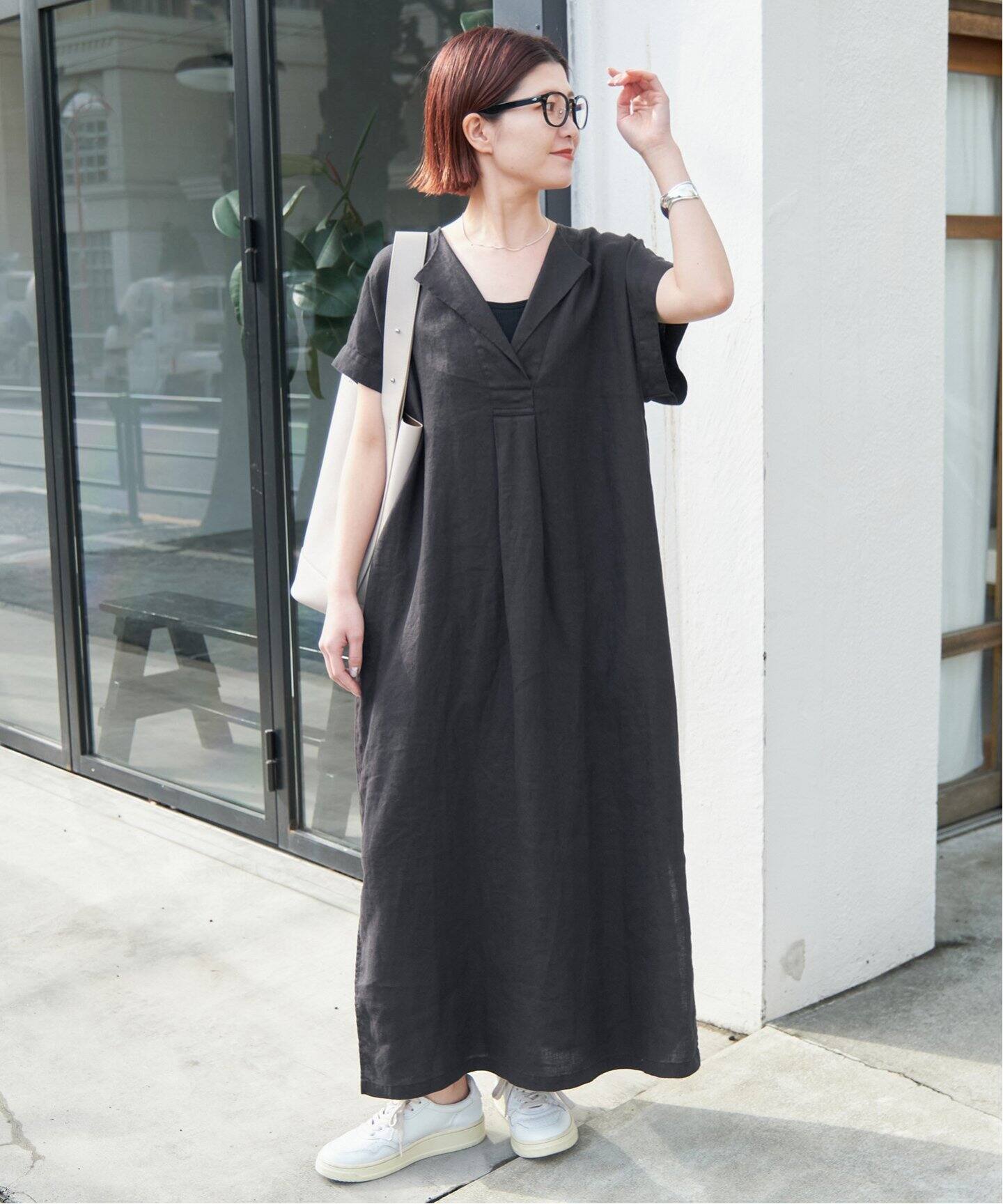 追加》リネンカフタンドレス（ワンピース）｜Spick and Span（スピック  