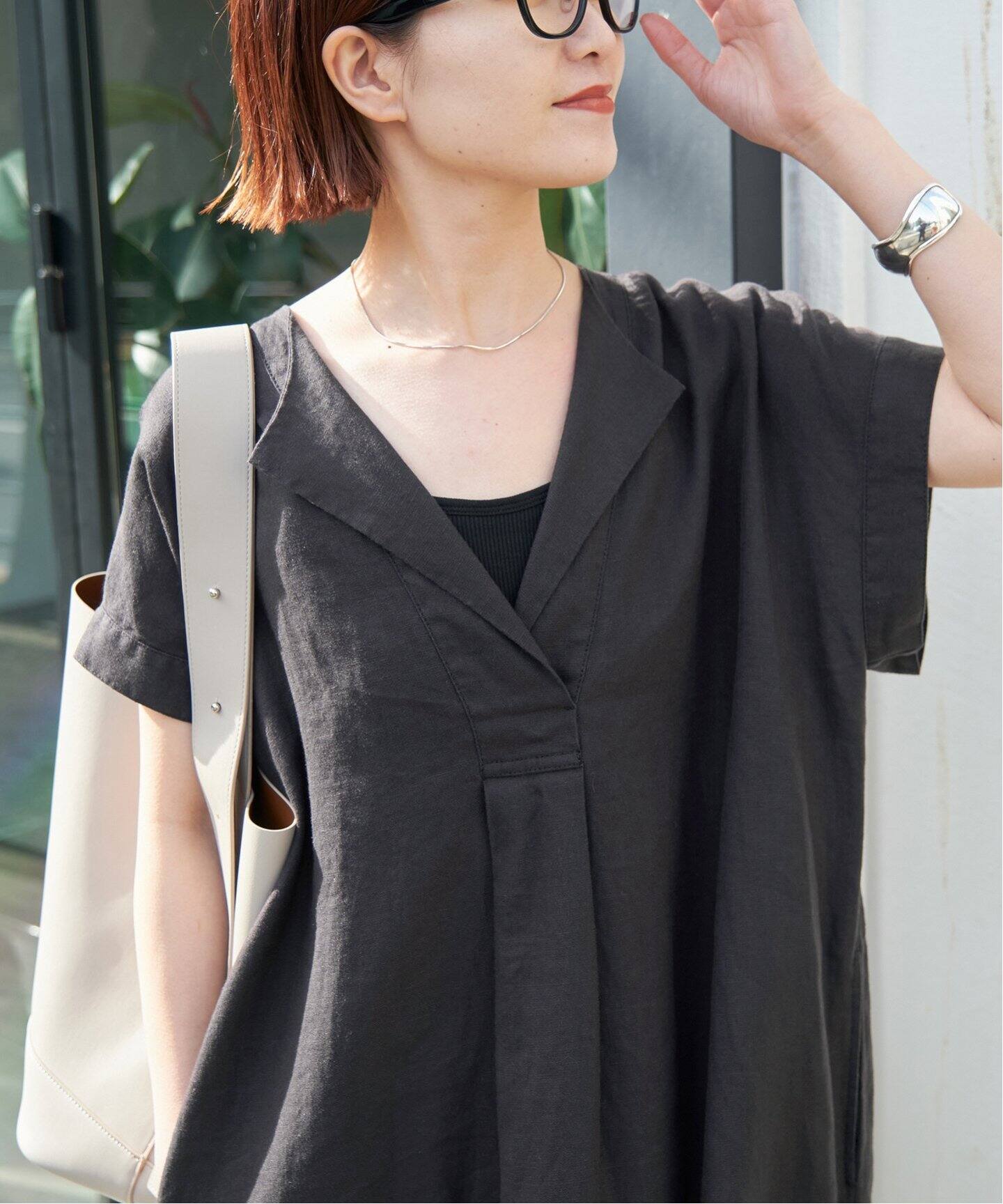 追加》リネンカフタンドレス（ワンピース）｜Spick and Span（スピック  