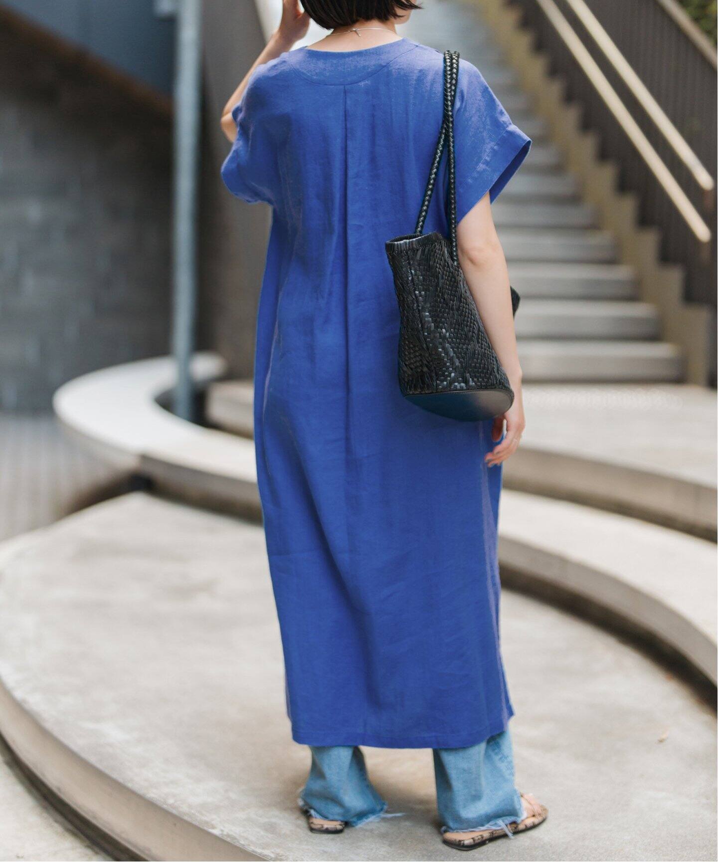 追加》リネンカフタンドレス（ワンピース）｜Spick and Span（スピック  