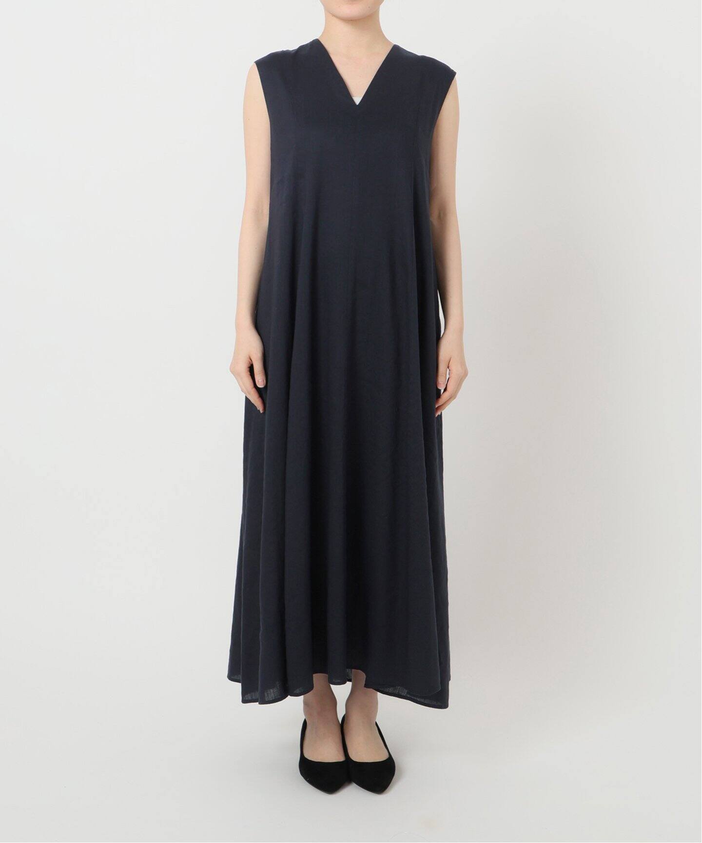 spick&span リネンブレンド2wayフレアワンピース Spick & Span｜リネンブレンド2WAYフレアワンピース | Rakuten