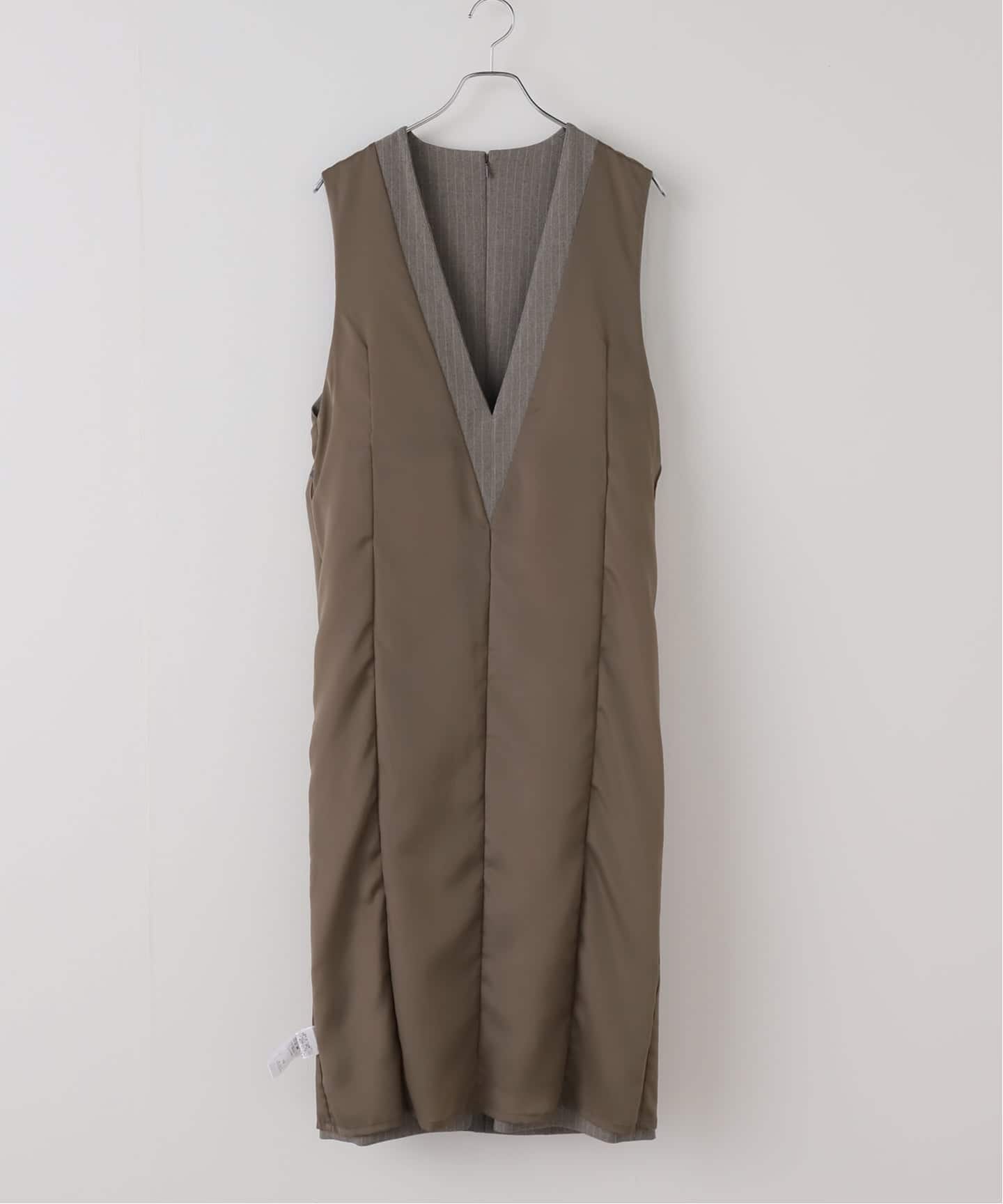 ダブルクロスＶネックワンピース ダブルクロスVネックワンピース | スピック＆スパン(Spick and