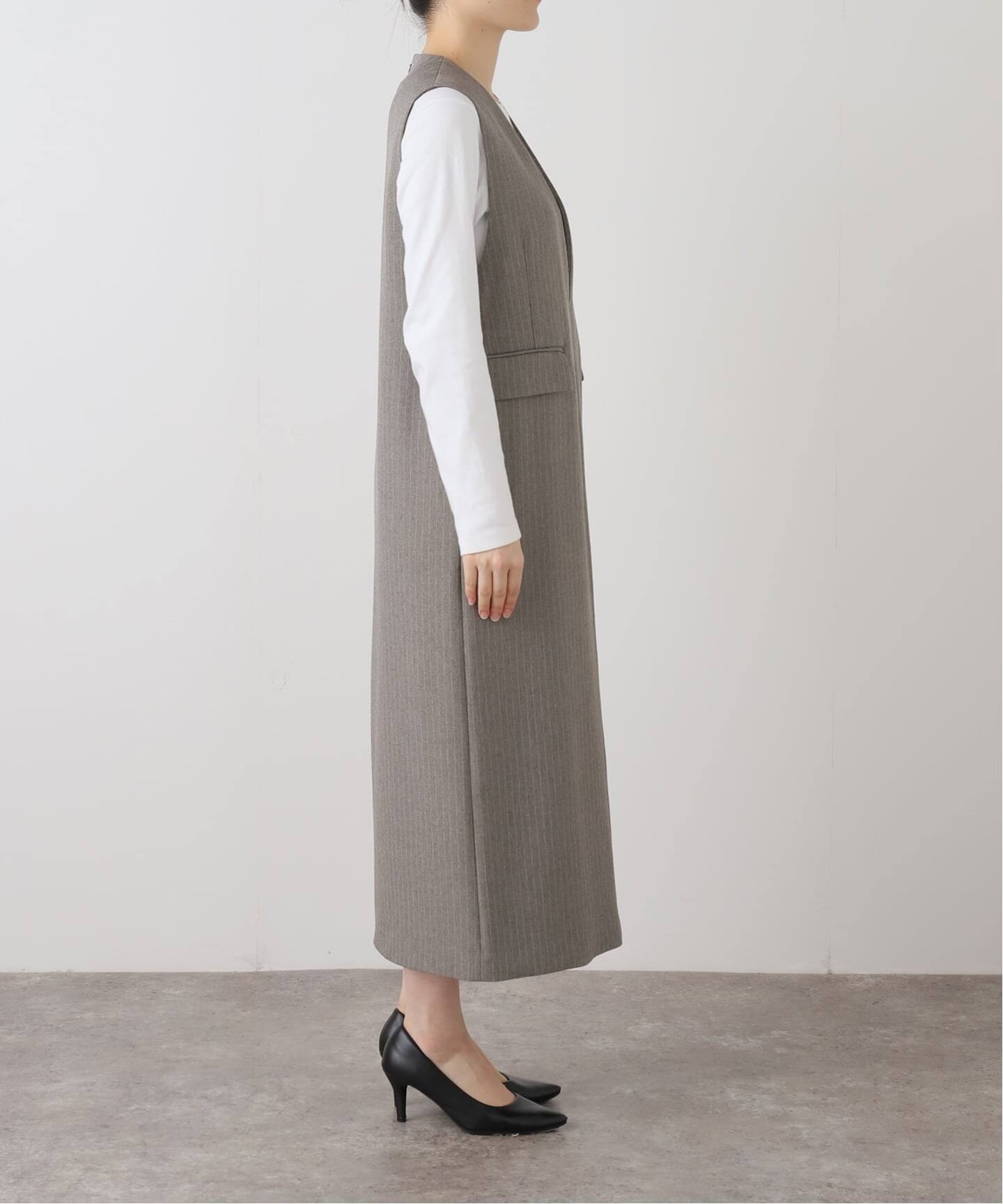 ダブルクロスVネックワンピース（ワンピース）｜Spick and Span