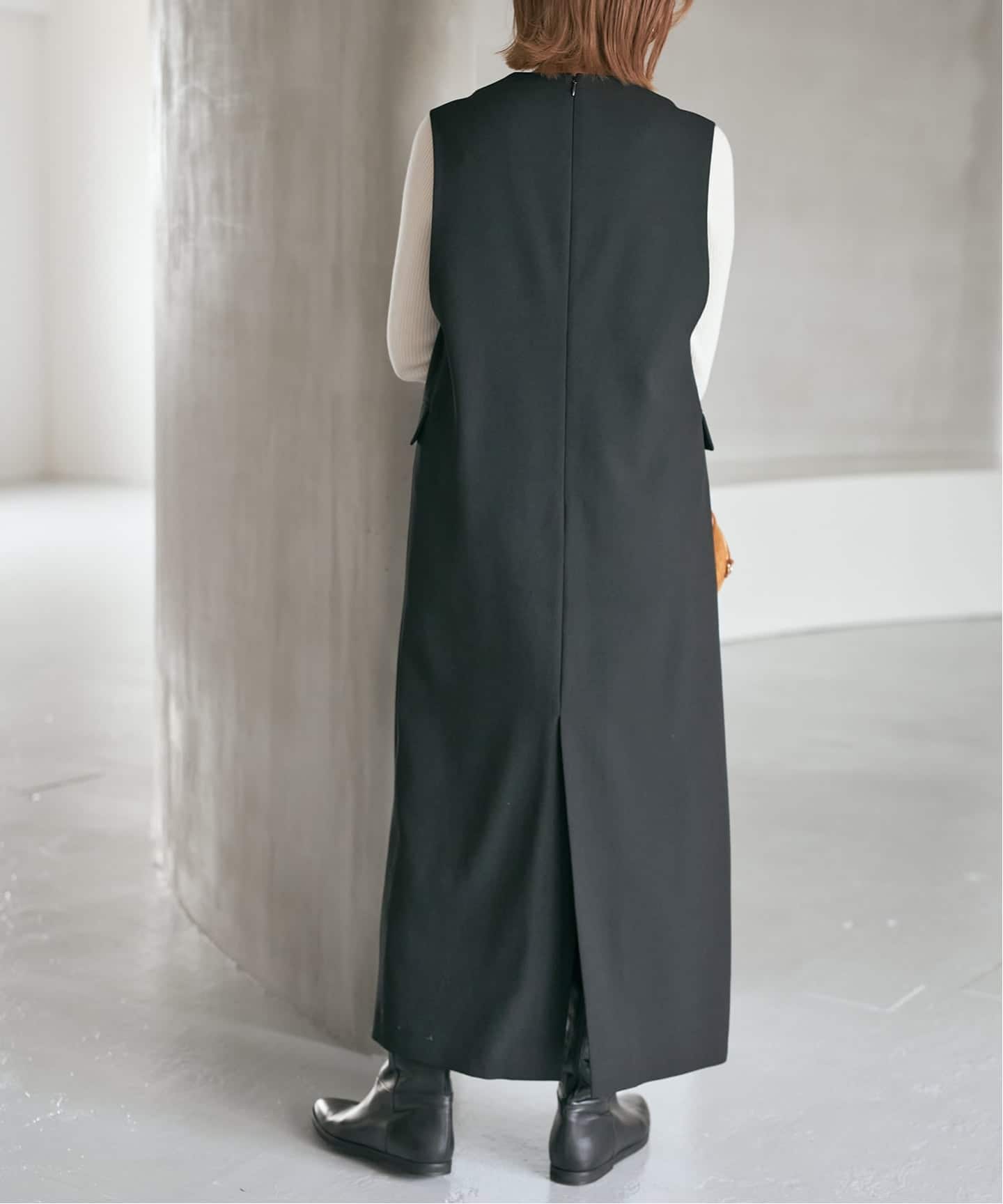 WEB限定 / 追加》ダブルクロスVネックワンピース（ワンピース）｜Spick