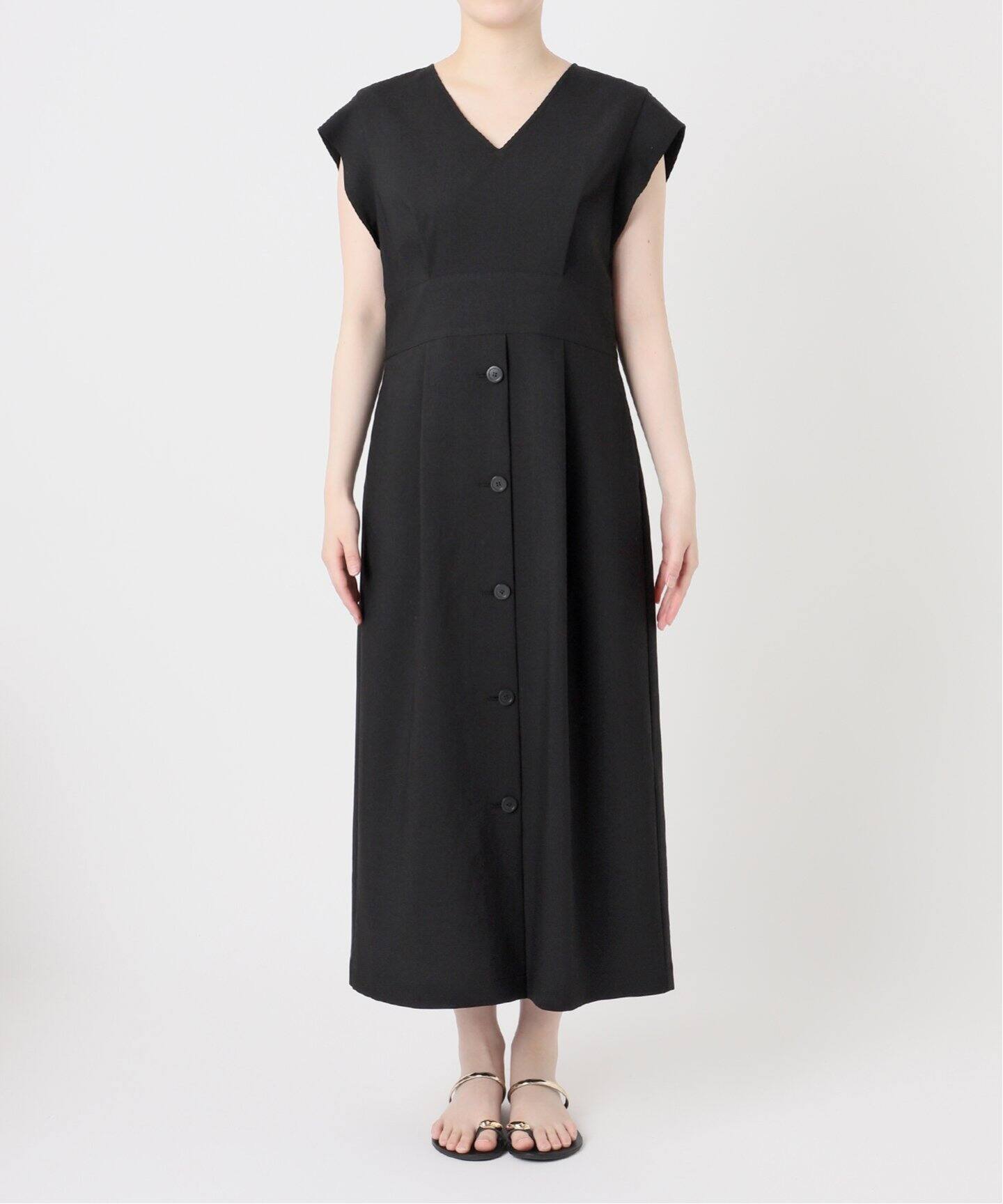 Spick&Span リネンレーヨンストレートワンピース スピックアンドスパンリネンレーヨンストレートワンピース38