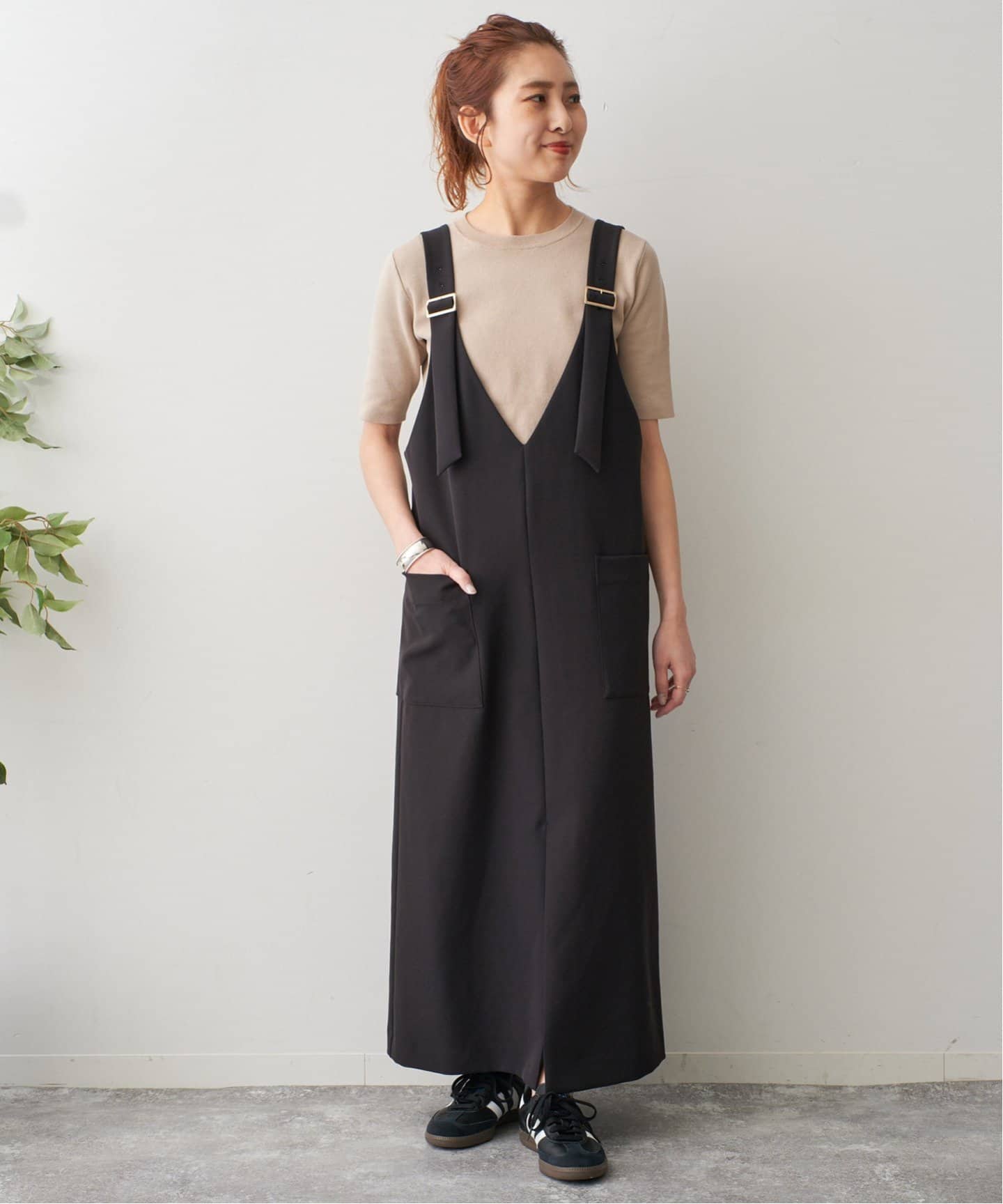【新品】Spick & Span ダブルクロス2WAYジャンパースカート 38 Spick & Span（スピックアンドスパン）の「ダブルクロス2WAY