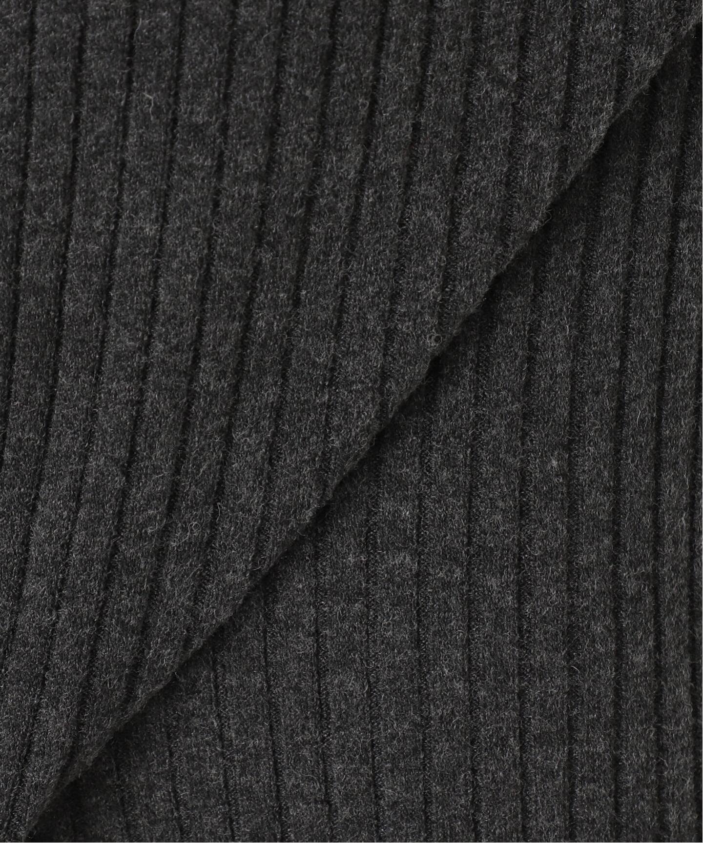 手洗い可 / 追加》ヘンリーネックリブニットワンピース（ワンピース