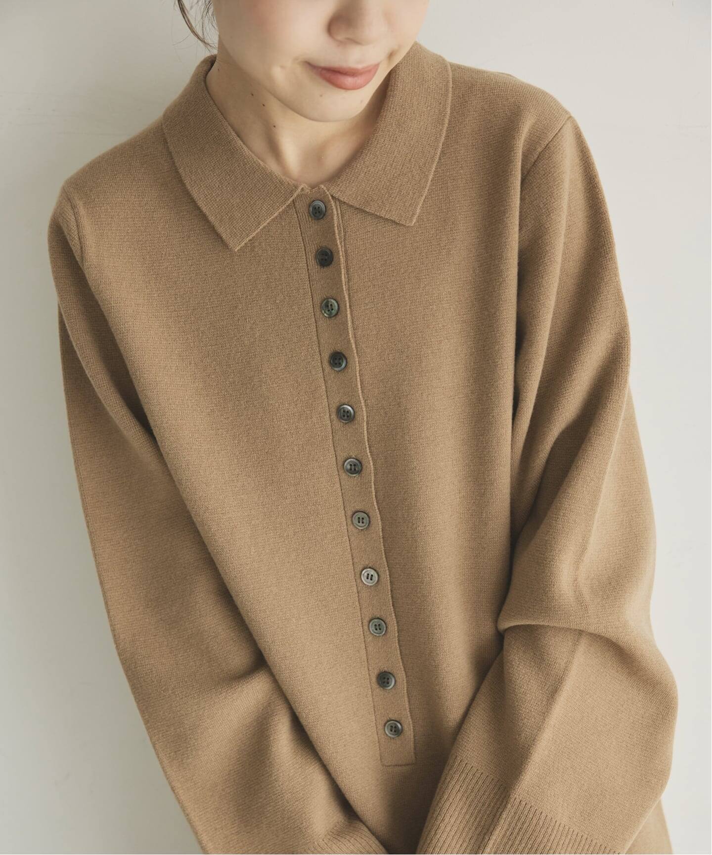 ポロシャツチュニックニットワンピ（ワンピース）｜Spick and Span