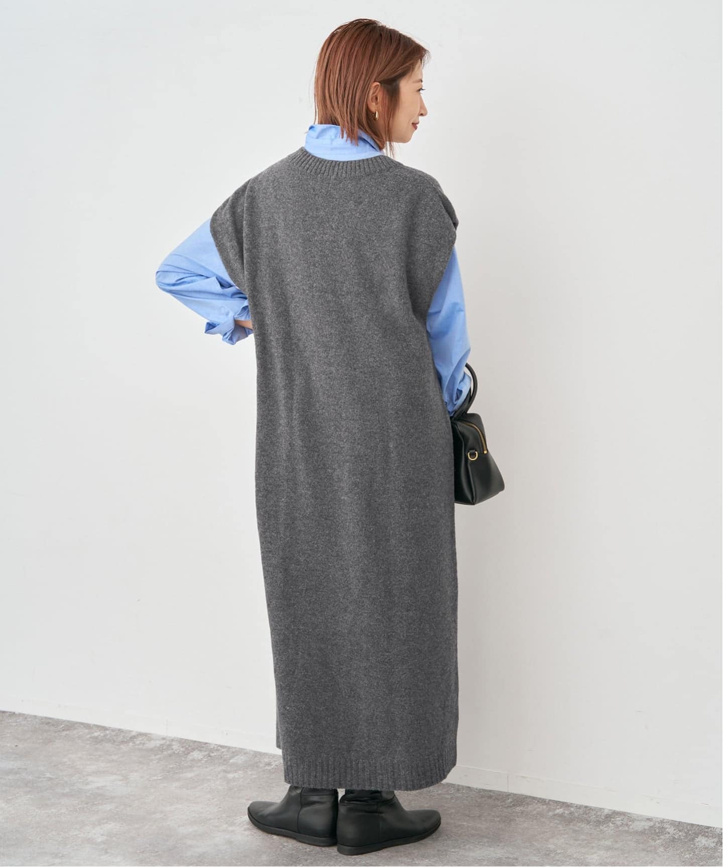 【美品】archivioベストニットワンピース ニットベストワンピース（ニットワンピース）｜Spick and Span