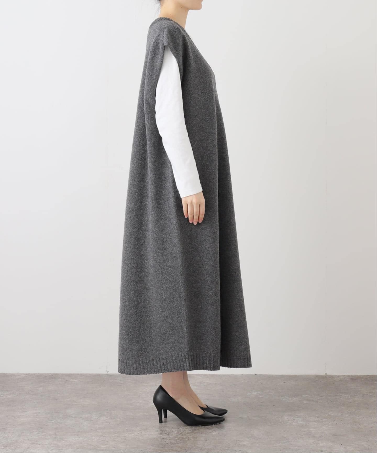 【美品】archivioベストニットワンピース ニットベストワンピース（ニットワンピース）｜Spick and Span