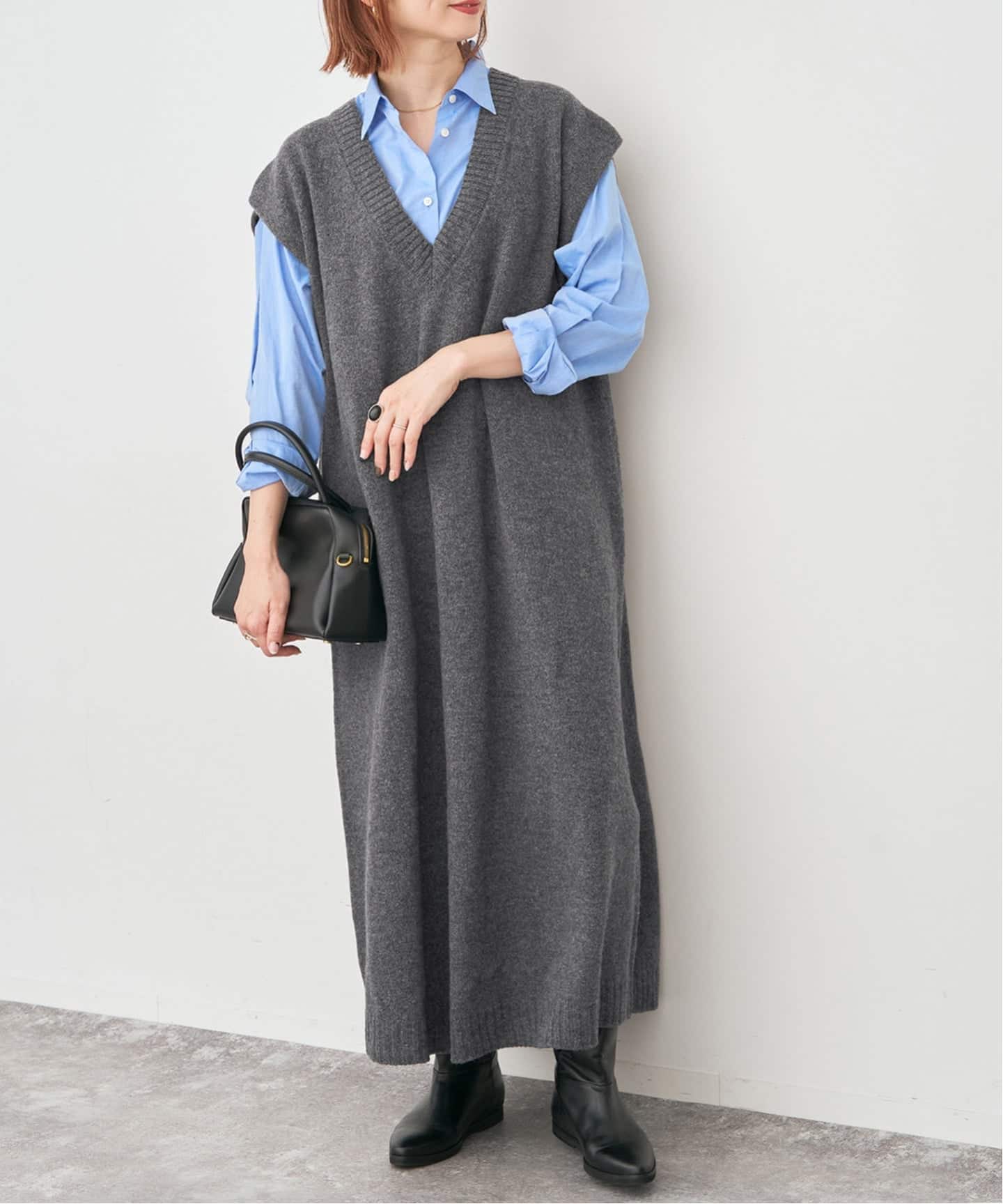 ニットベストワンピース（ニットワンピース）｜Spick and Span