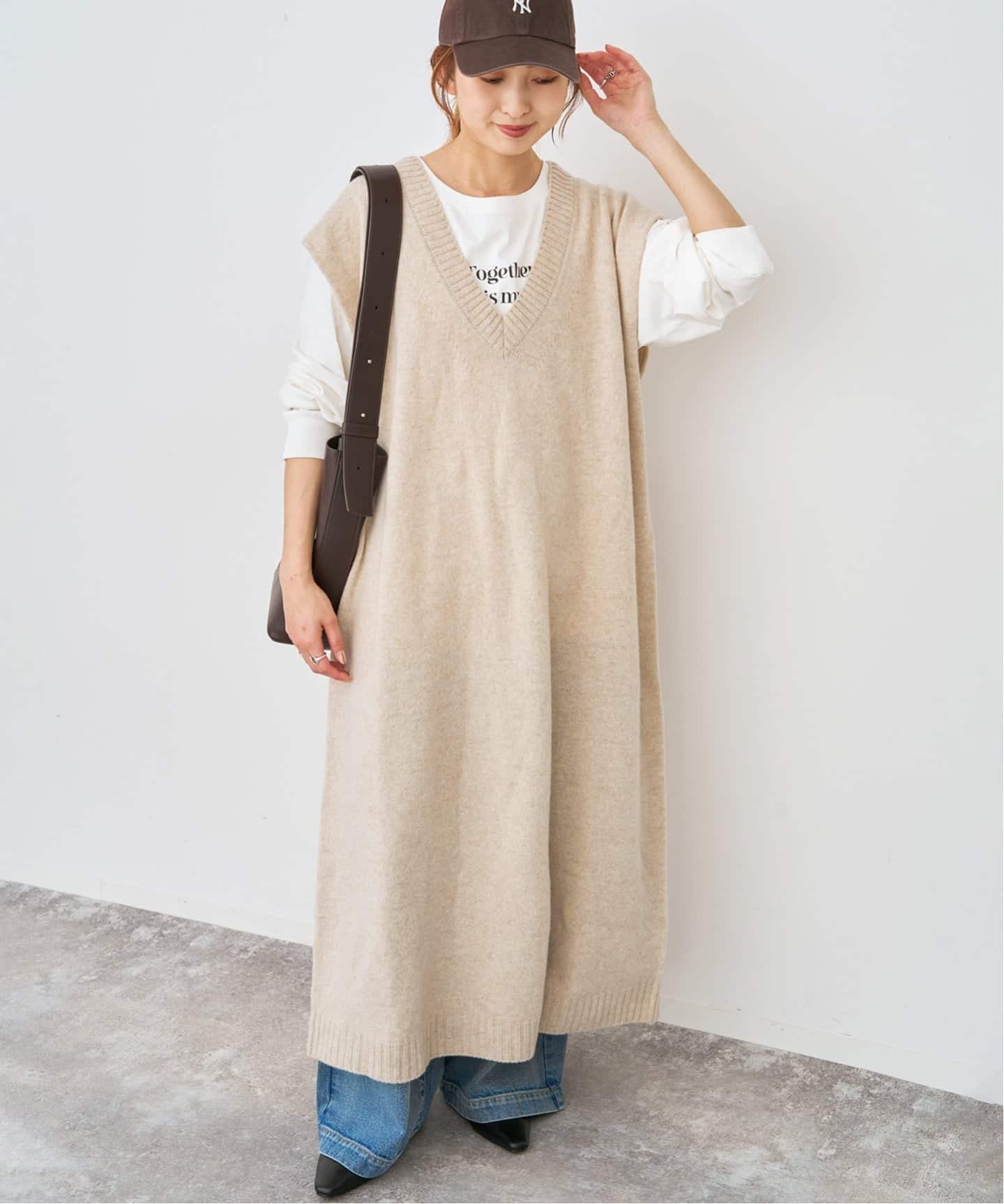 ニットベストワンピース（ニットワンピース）｜Spick and Span