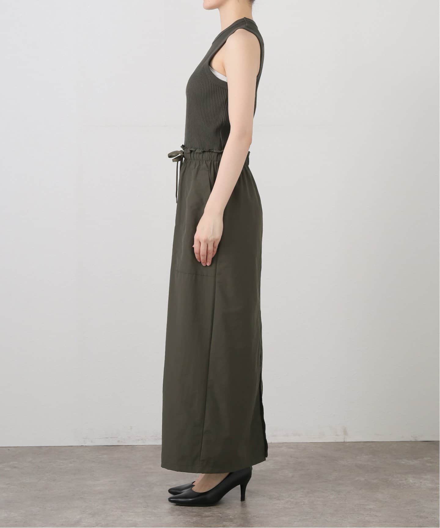 Spick and Span ファブリックコンビドレス Spick & Span｜ファブリックコンビドレス | Rakuten Fashion