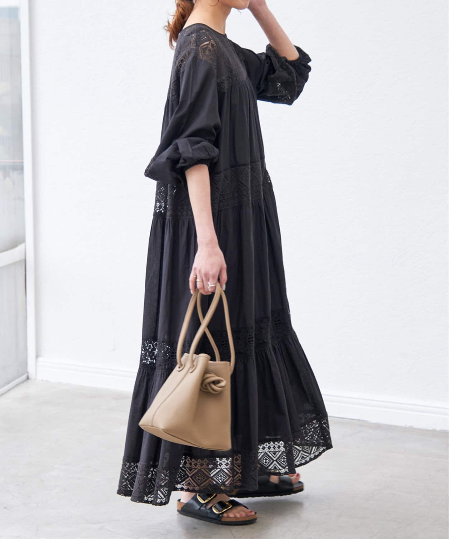 WEB限定 / 追加2》HYUレースギャザーワンピース（ワンピース）｜Spick