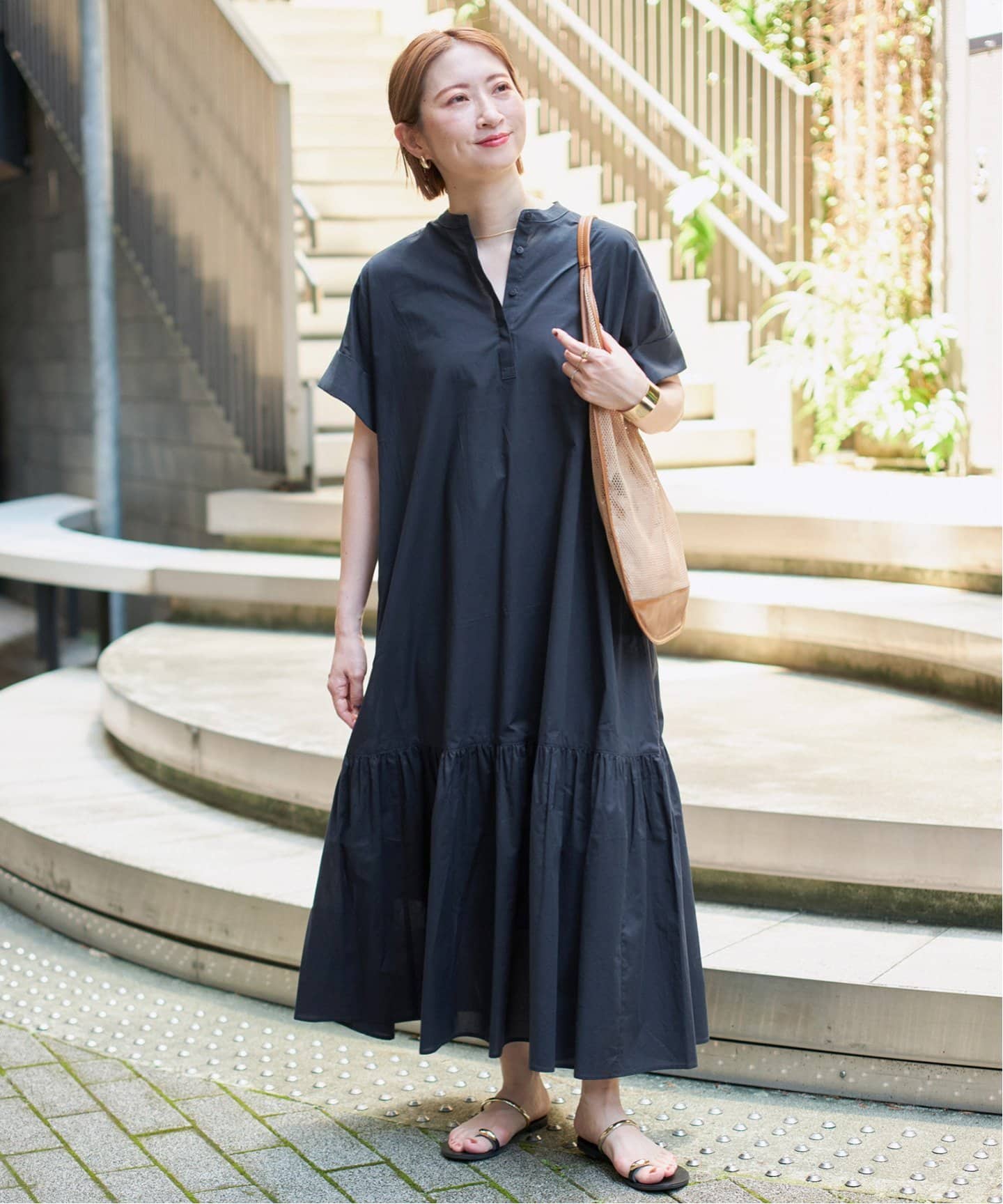 Spick and Span ローンティアードマキシワンピース ローンティアードマキシワンピース（ワンピース）｜Spick and