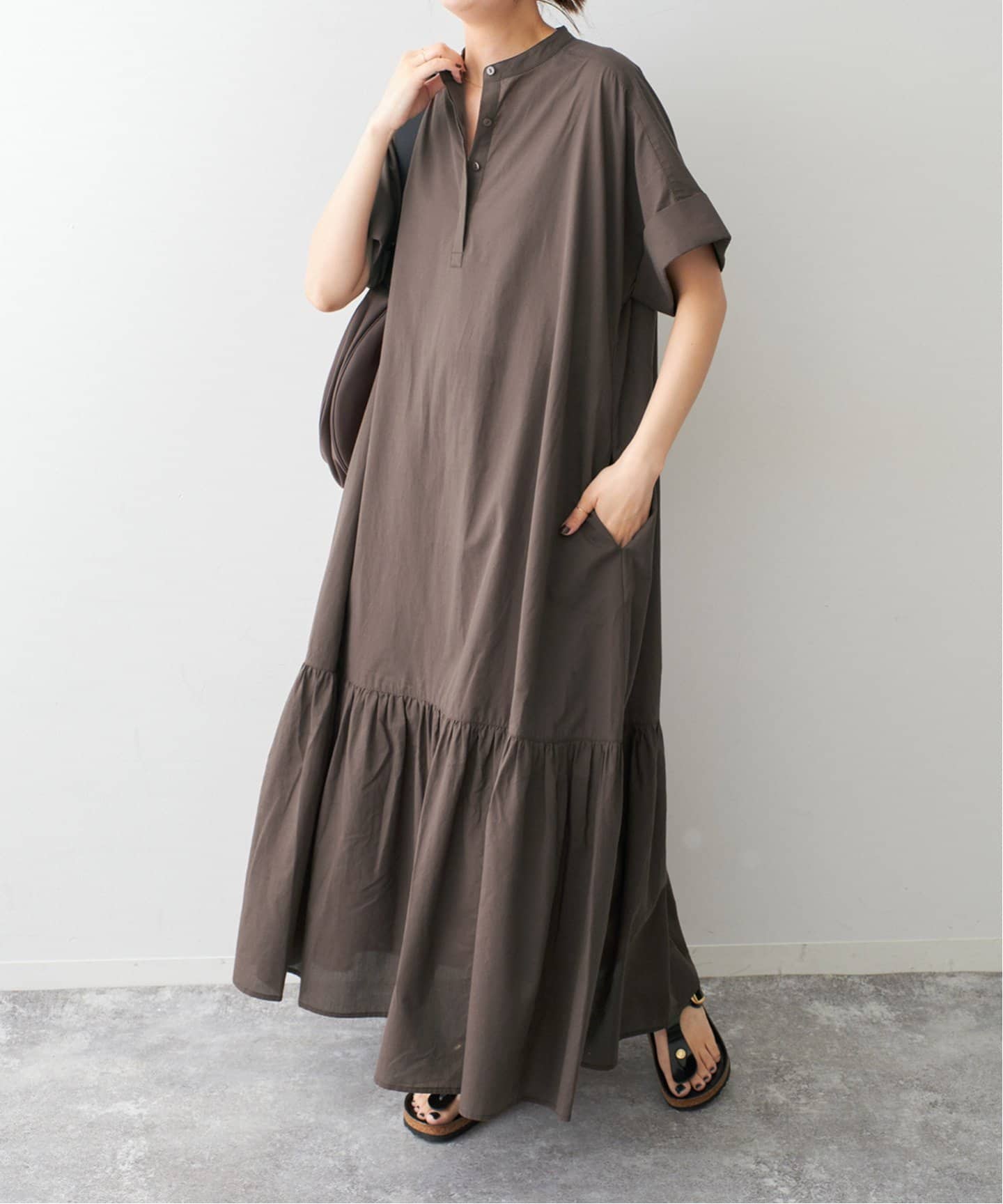 Spick and Span ローンティアードマキシワンピース ローンティアードマキシワンピース（ワンピース）｜Spick and