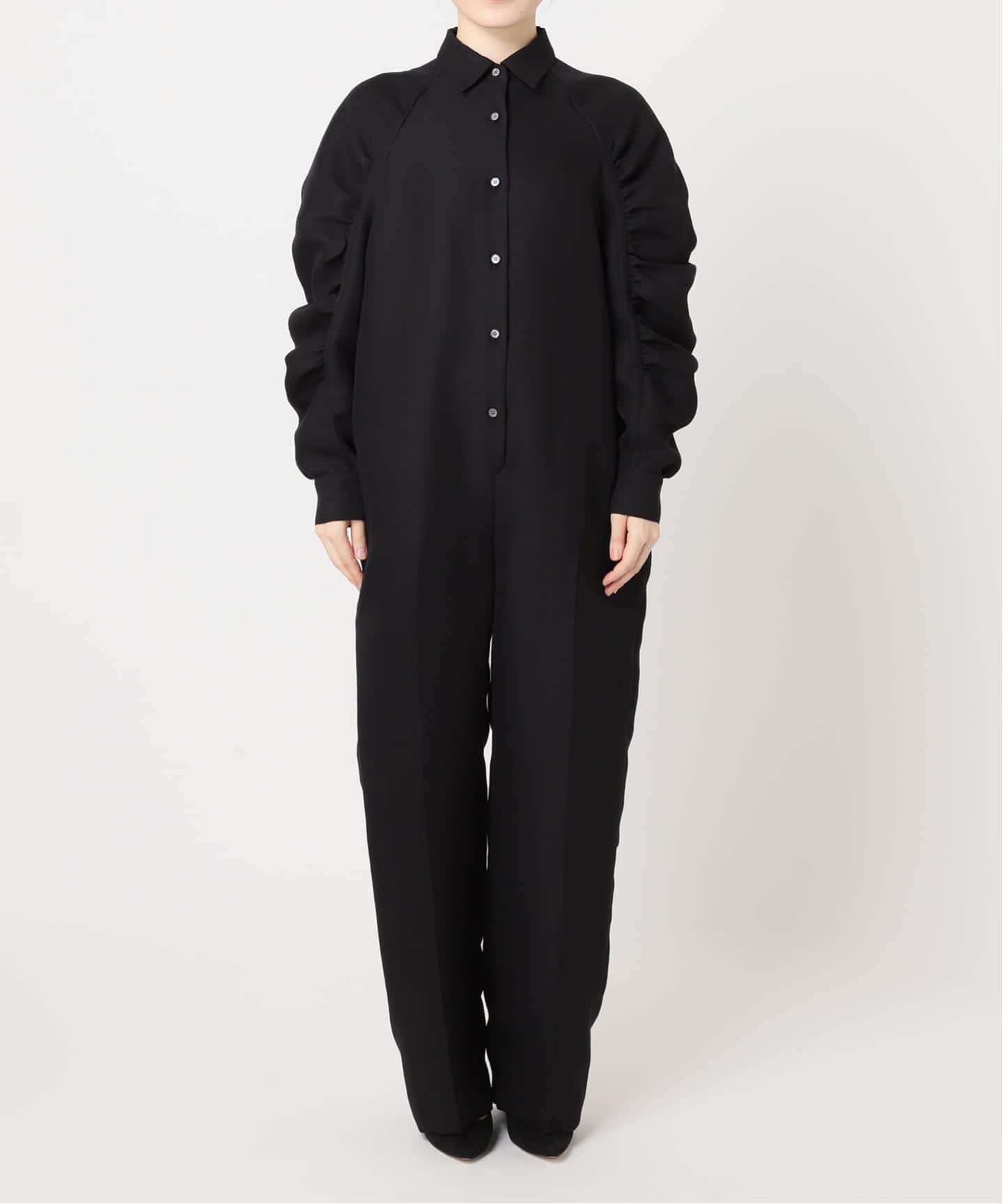 ギャザーソデシャツオールインワン（つなぎ／オールインワン）｜HARDY