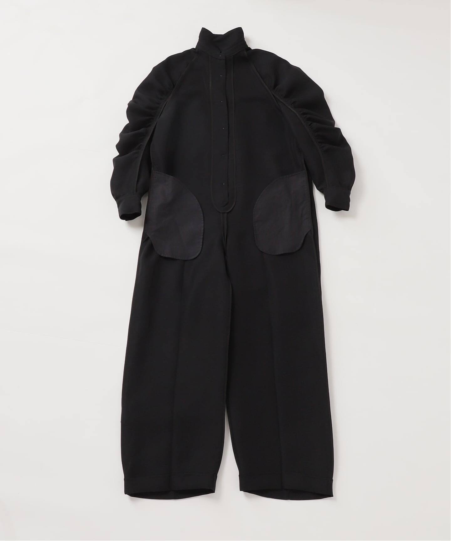 【美品】HARDY NOIR オールインワン つなぎ L/Wストライプ2ベルトオールインワン（つなぎ／オールインワン