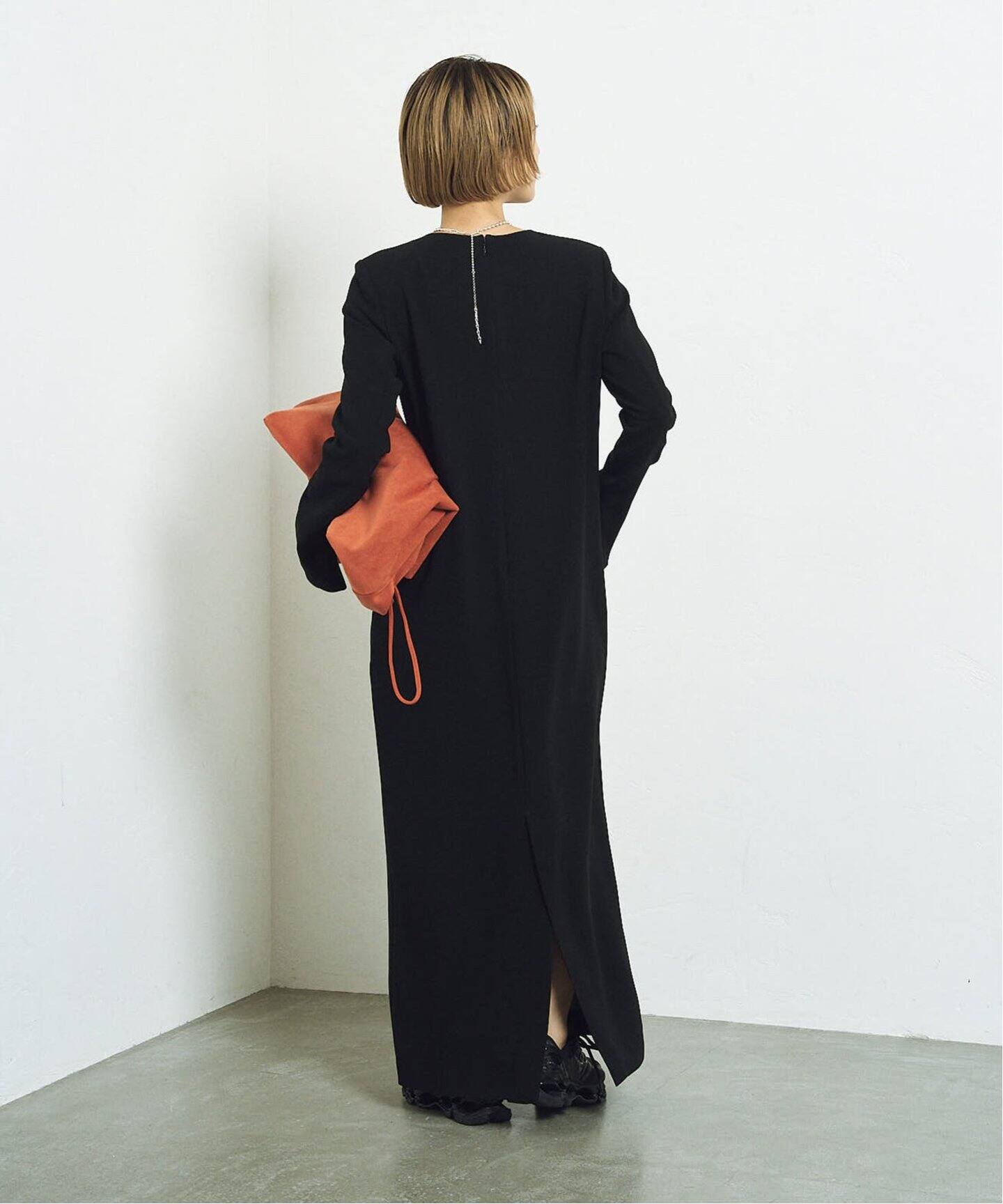 RE:ダブルクロスミニマルロングドレス7（ワンピース）｜HARDY NOIR