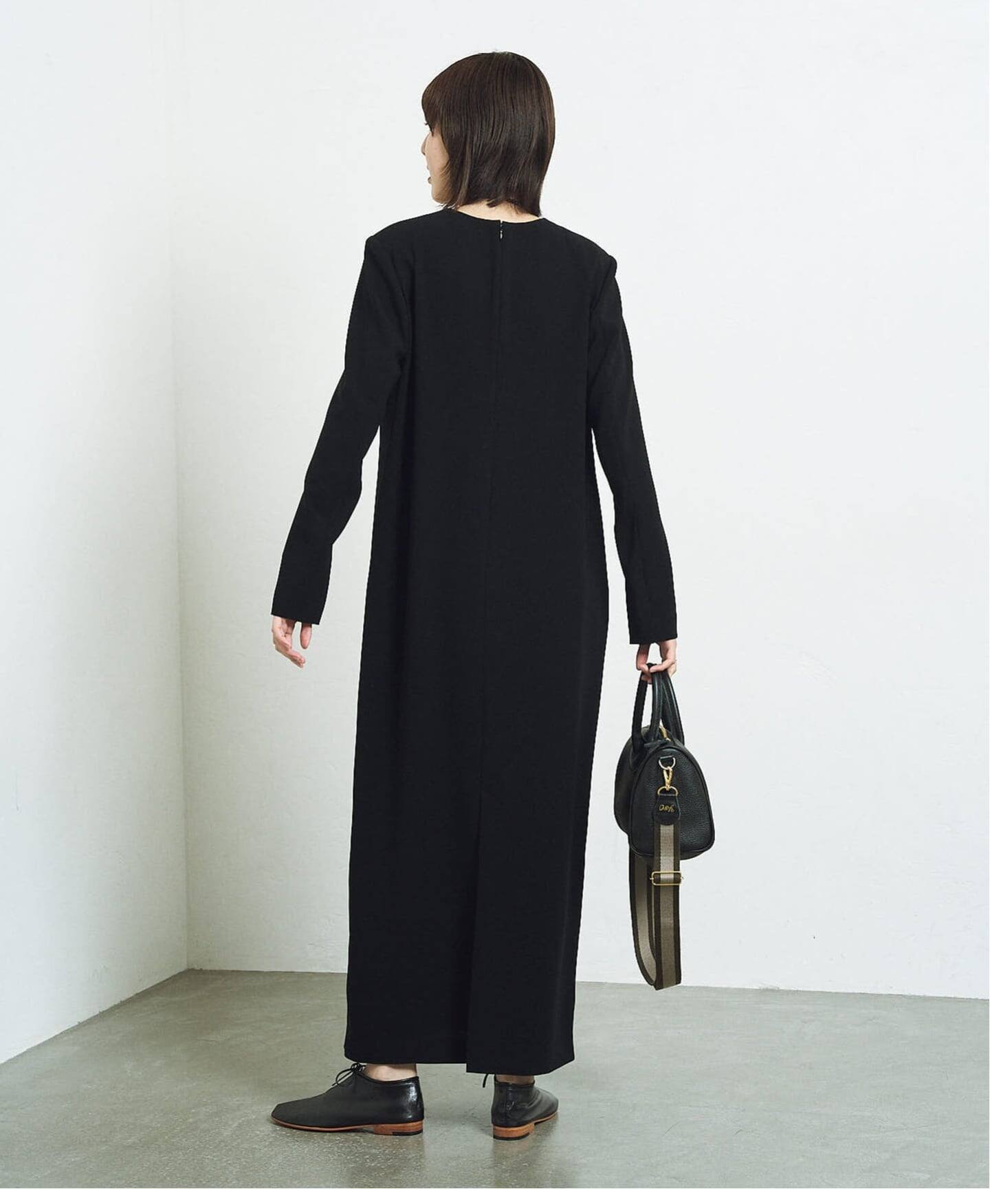 ダブルクロスミニマルロングドレス 追加8》ダブルクロスミニマルロングドレス（ワンピース）｜HARDY NOIR
