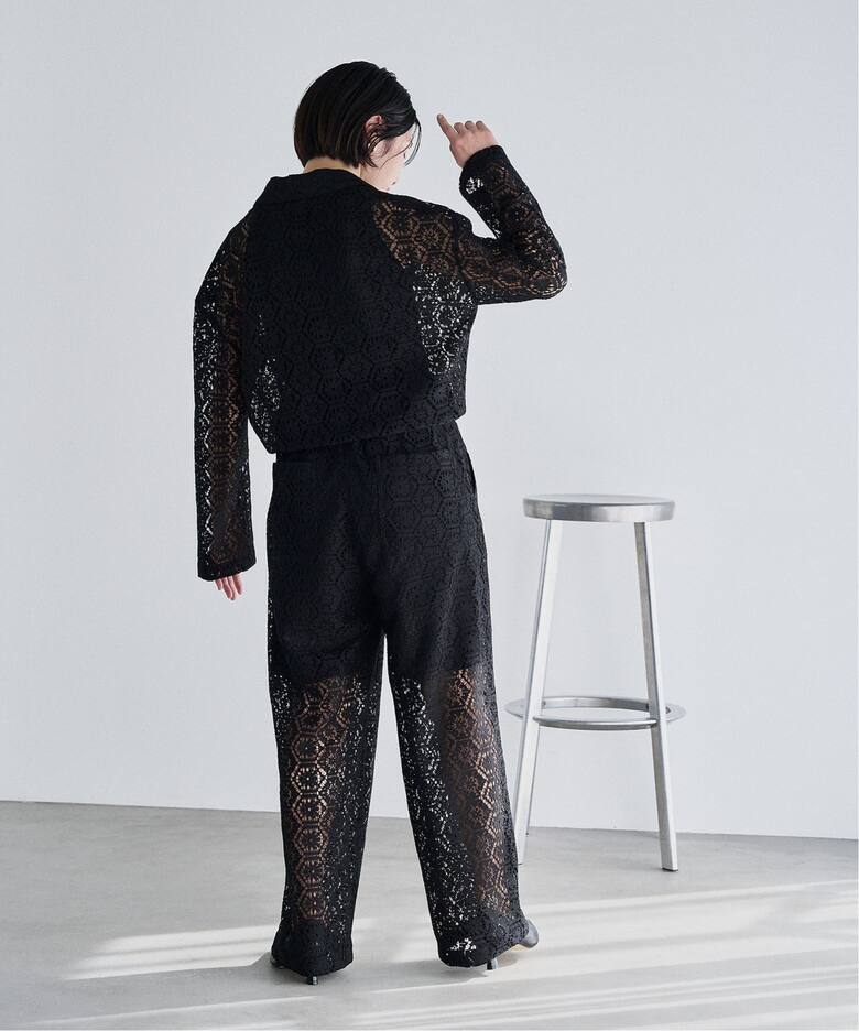 タイルレースジャンプスーツ（つなぎ／オールインワン）｜HARDY NOIR  