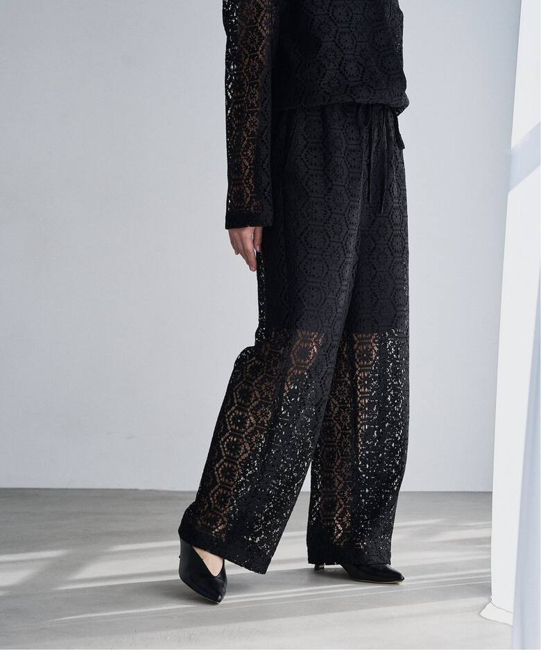 タイルレースジャンプスーツ（つなぎ／オールインワン）｜HARDY NOIR  