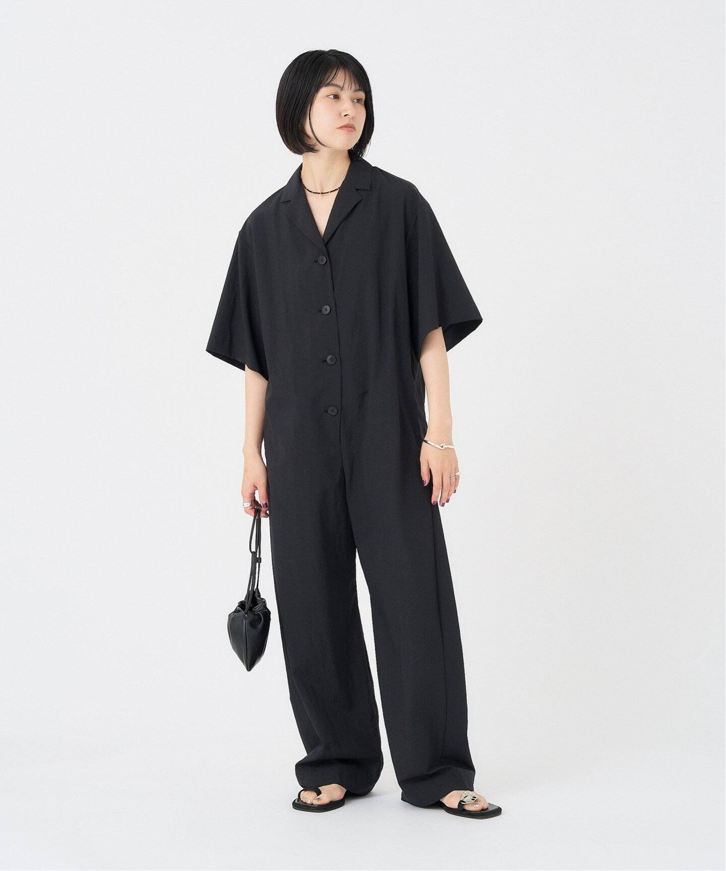 HARDY NOIR / オールインワン/レディース衣料/FREE/ナイロン/BLK/無地/24-040-208-1080-2-0 ナイロンタフタオールインワン（つなぎ／オールインワン）｜HARDY NOIR