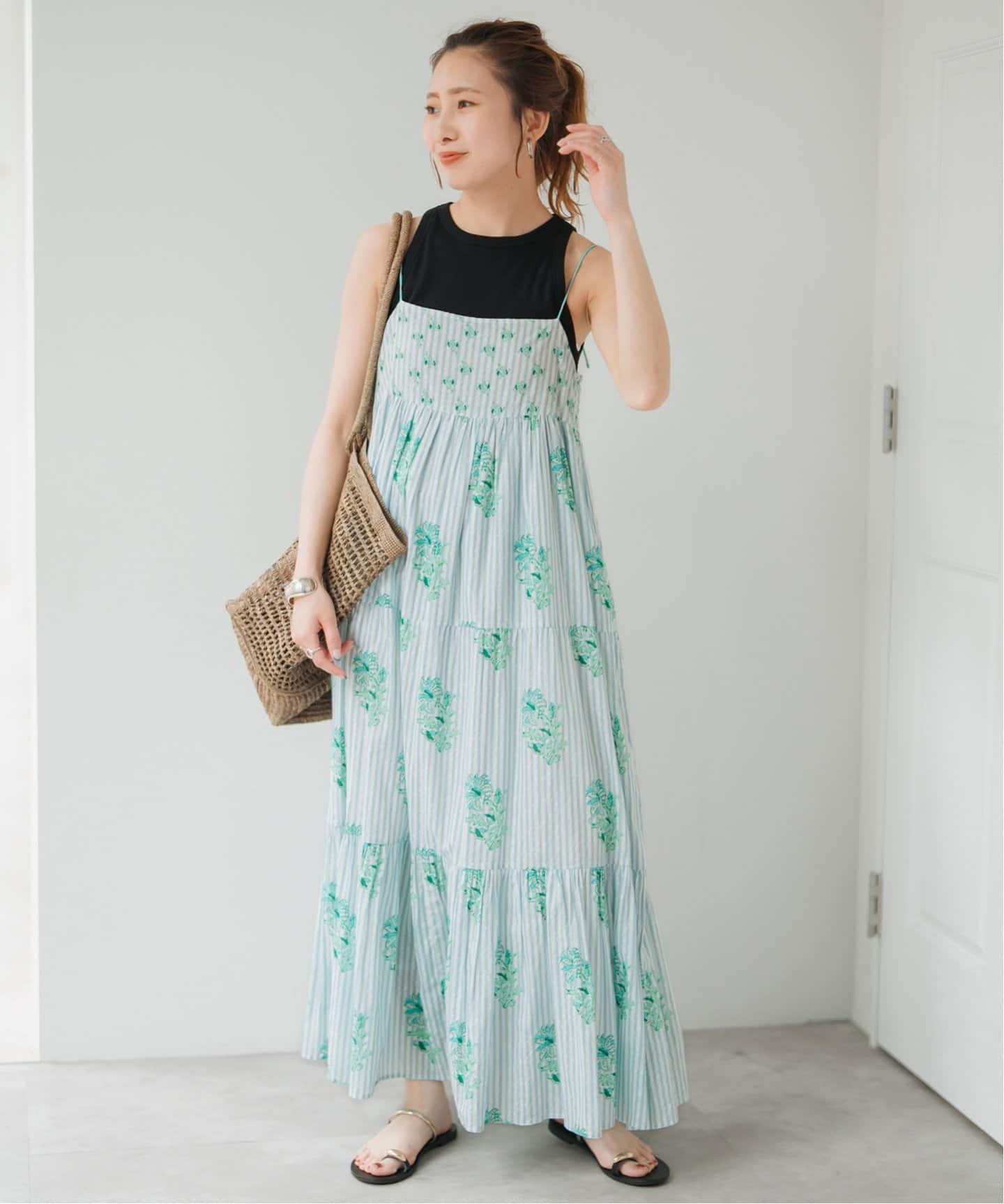 ne Quittez pas / ヌキテパ COTTON JACQUARD LILY PRIN
