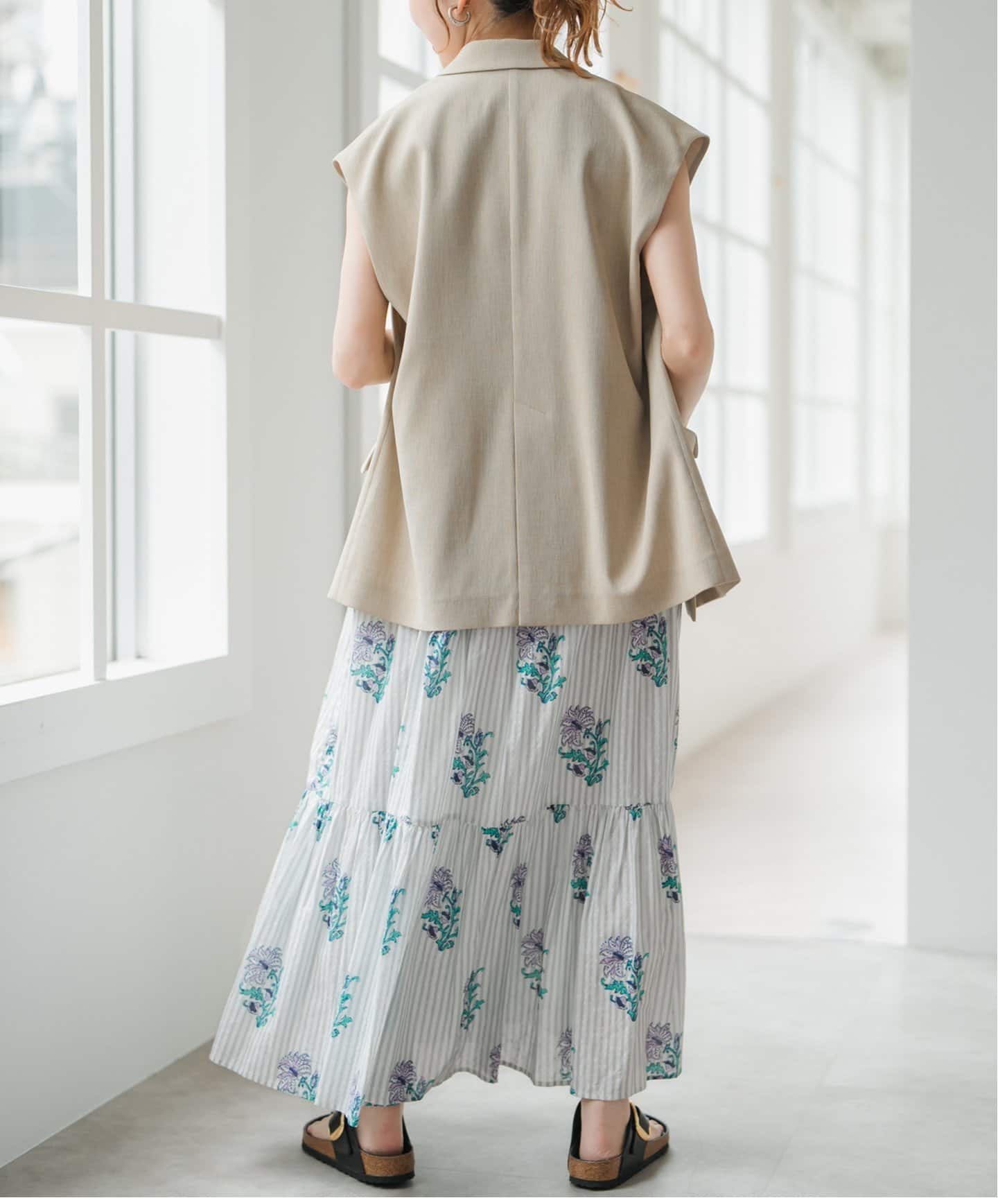 ne Quittez pas / ヌキテパ COTTON JACQUARD LILY PRIN