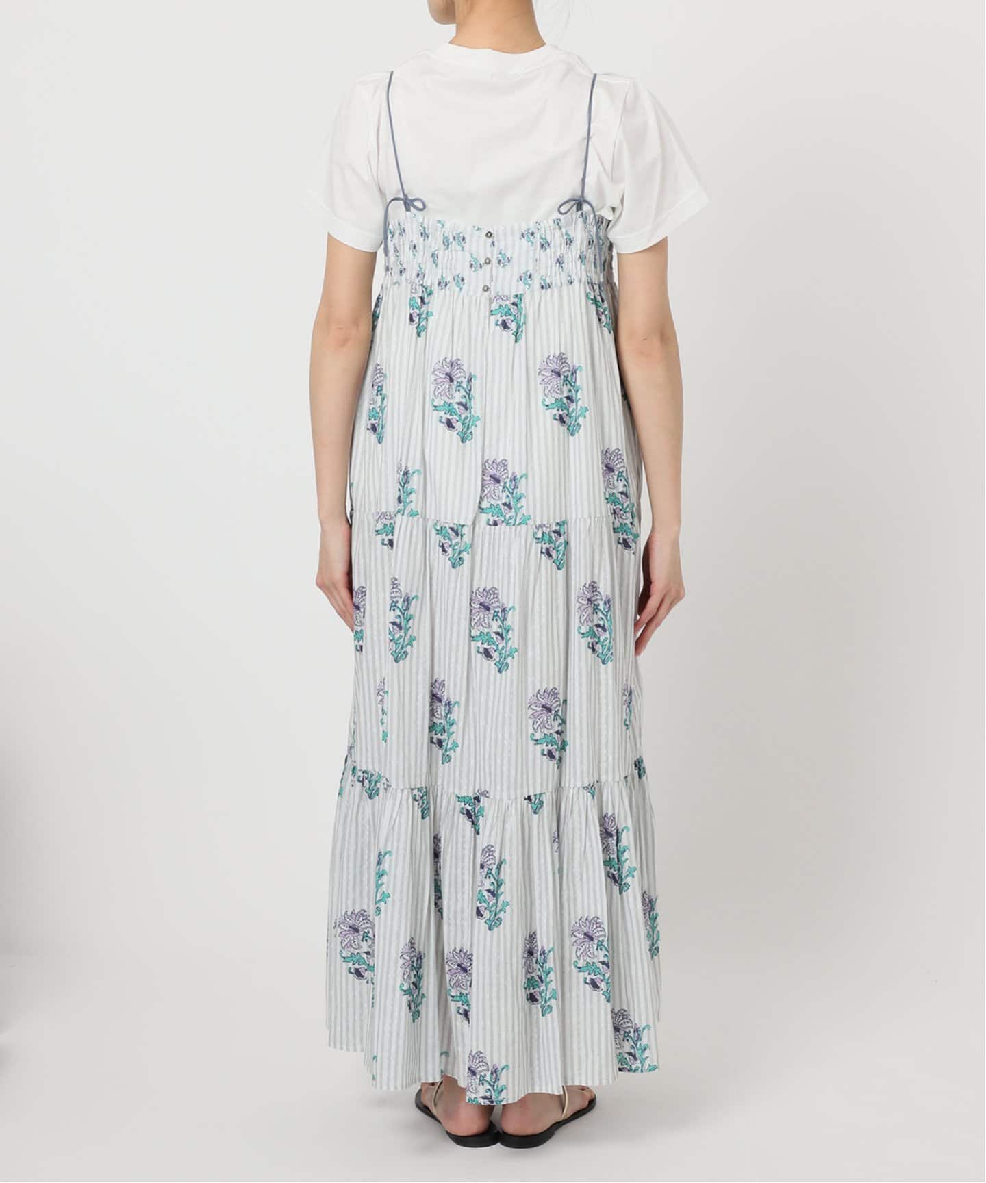 ne Quittez pas / ヌキテパ COTTON JACQUARD LILY PRIN（ワンピース